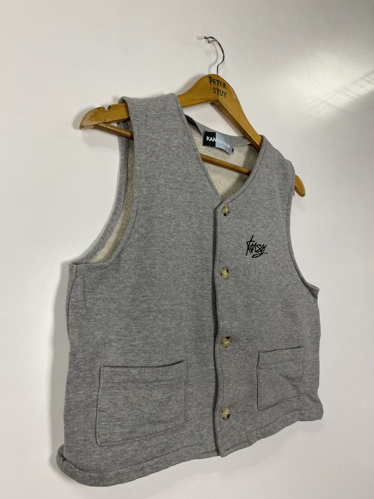 Designer × Kansai Yamamoto × Vintage Vintage Kansai Man sweat vest Size US M / EU 48-50 / 2 - 5 Thumbnail