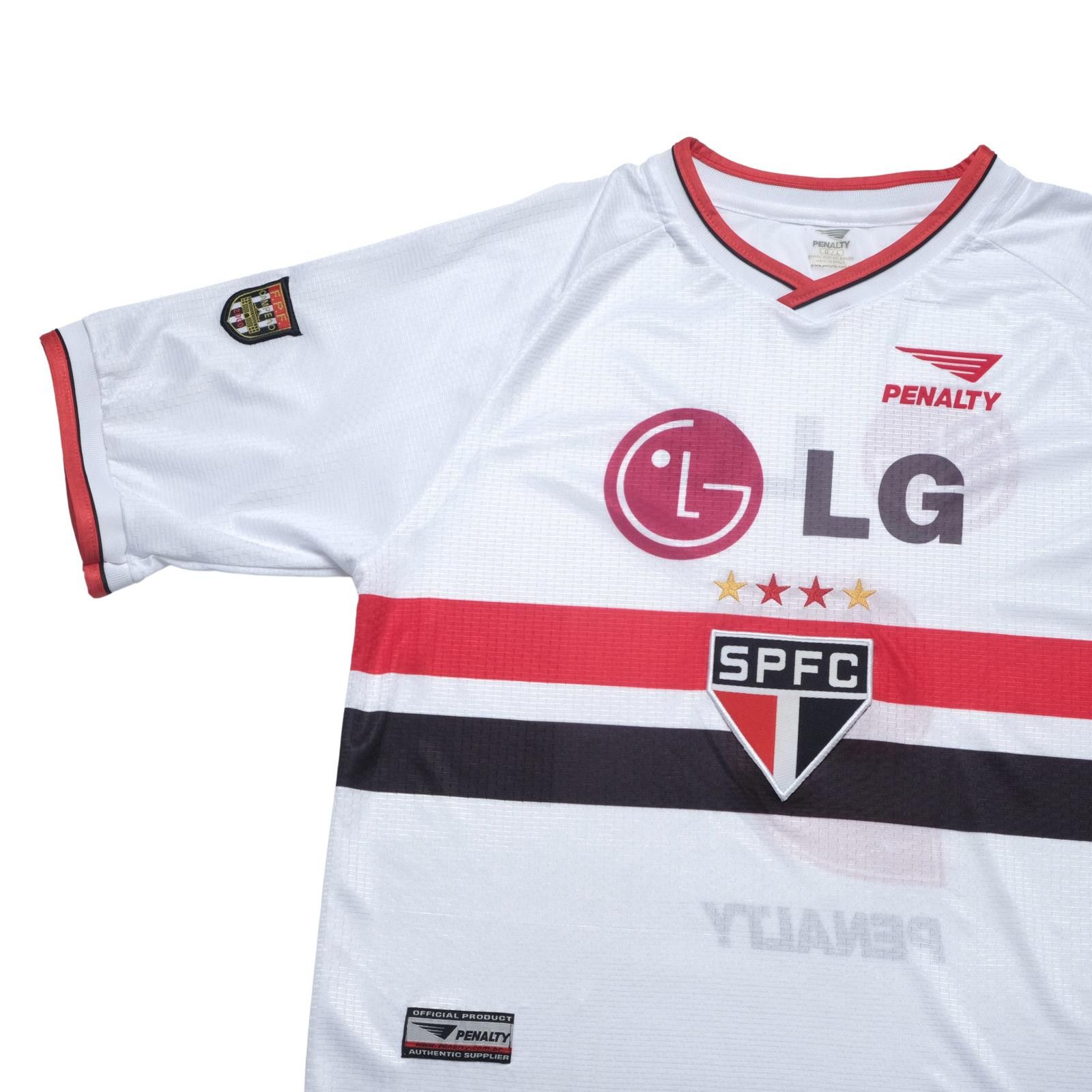 Other 2001/02 Sao Paulo Home Shirt Penalty (L) Size US L / EU 52-54 / 3 - 3 Thumbnail