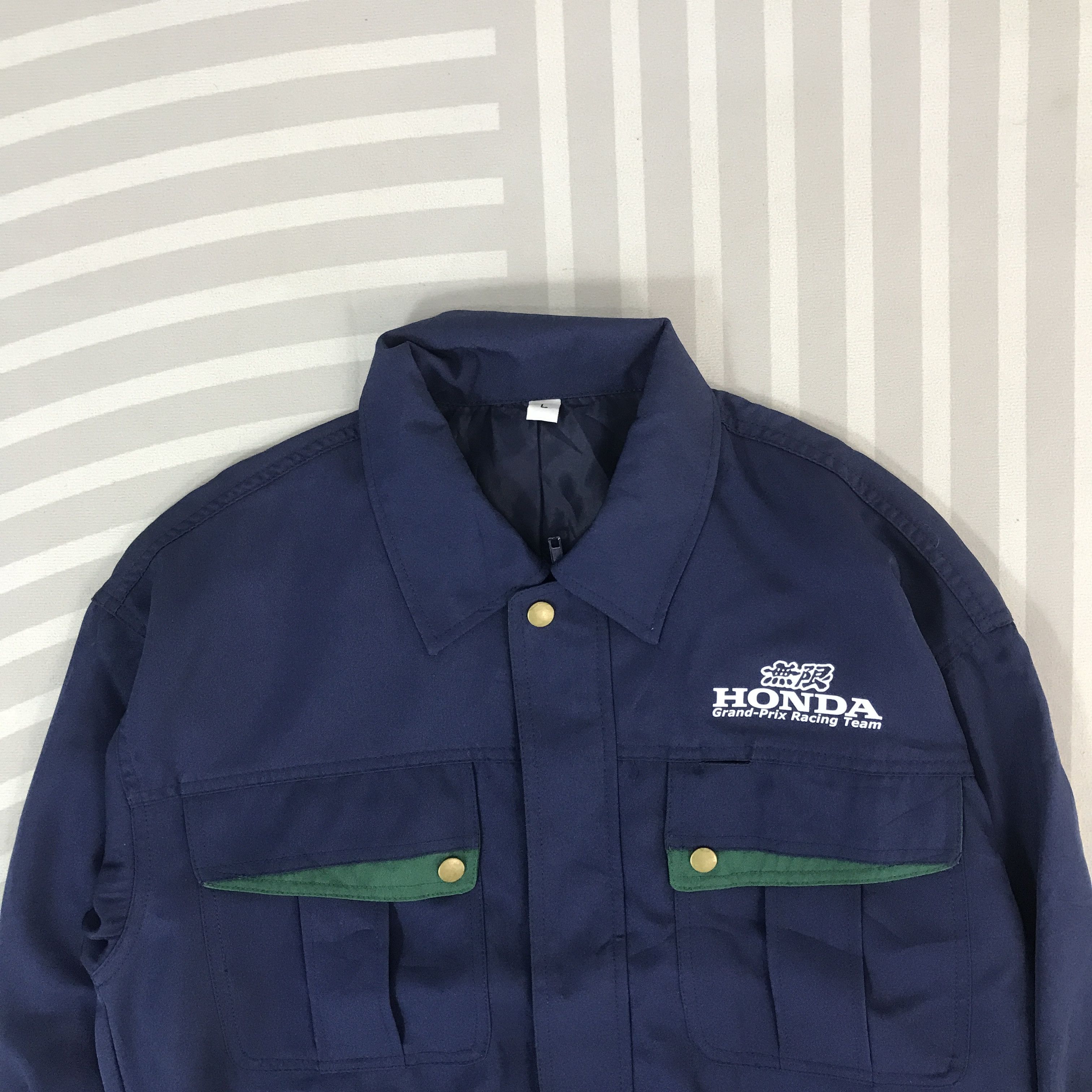 Honda Vintage Honda Mugen Racing F1 Motorsport custom Jacket Size US L / EU 52-54 / 3 - 3 Thumbnail