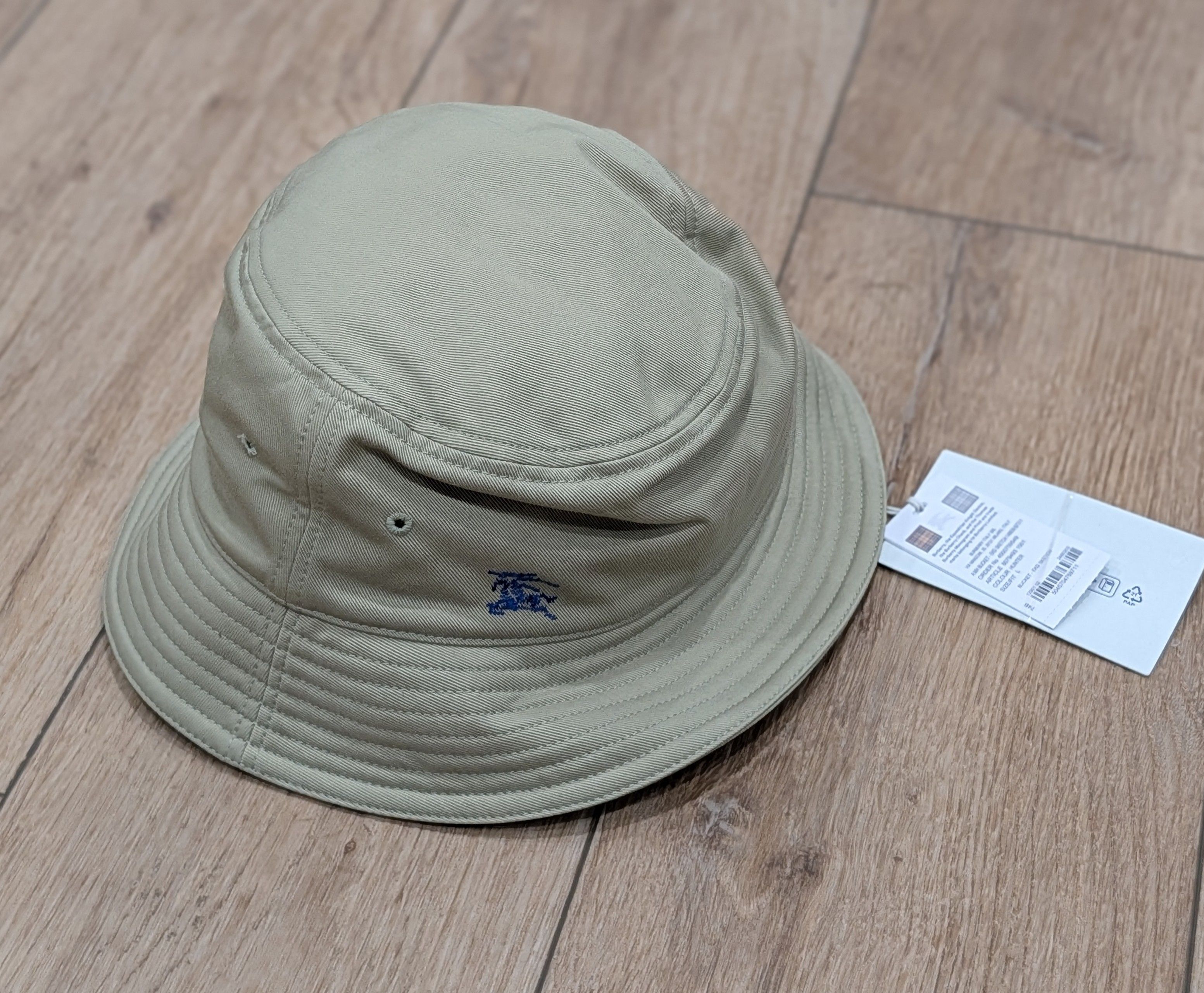 Burberry BURBERRY Cotton Bucket Hat Hunter Green Large Size ONE SIZE - 1 Thumbnail