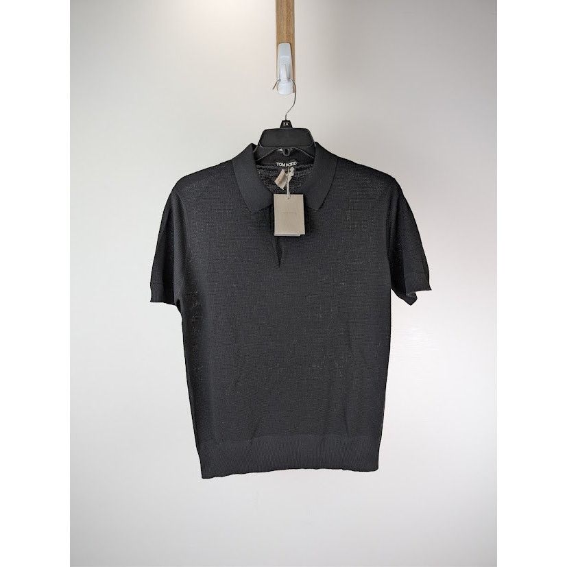 Tom Ford o1rshd1 Polo Shirt in Black Size US M / EU 48-50 / 2 - 2 Thumbnail