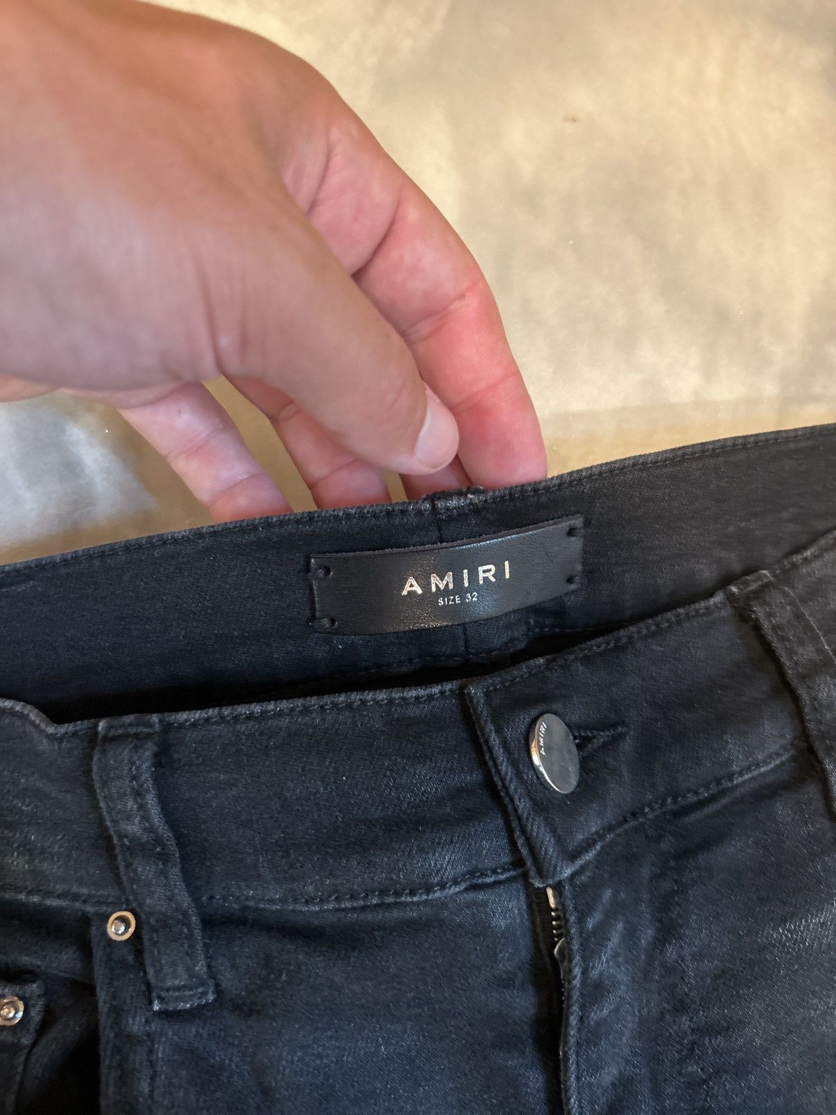 Amiri Amiri Mx1 Bandana patch Black jeans Size US 32 / EU 48 - 4 Thumbnail