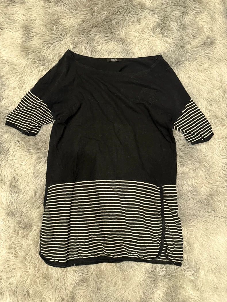 Undercover UNDERCOVER 14SS Punk Stripe Patchwork Oversized Neck Three Size US S / EU 44-46 / 1 - 1 Thumbnail