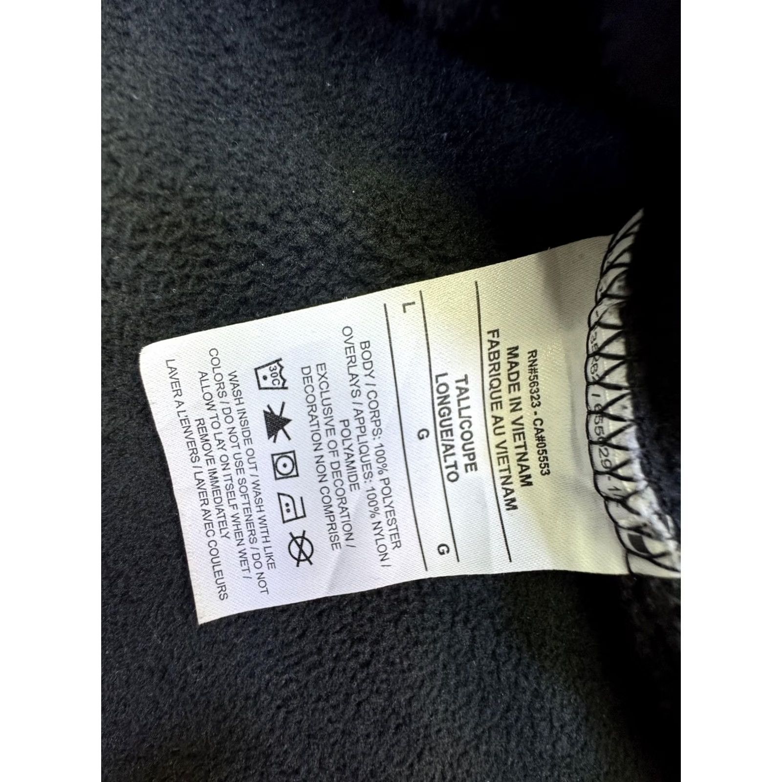 Nike Nike Sweatshirt Mens Large Tall Black Fleece Pullover Kangaroo Pocket Crewneck Size US L / EU 52-54 / 3 - 7 Thumbnail