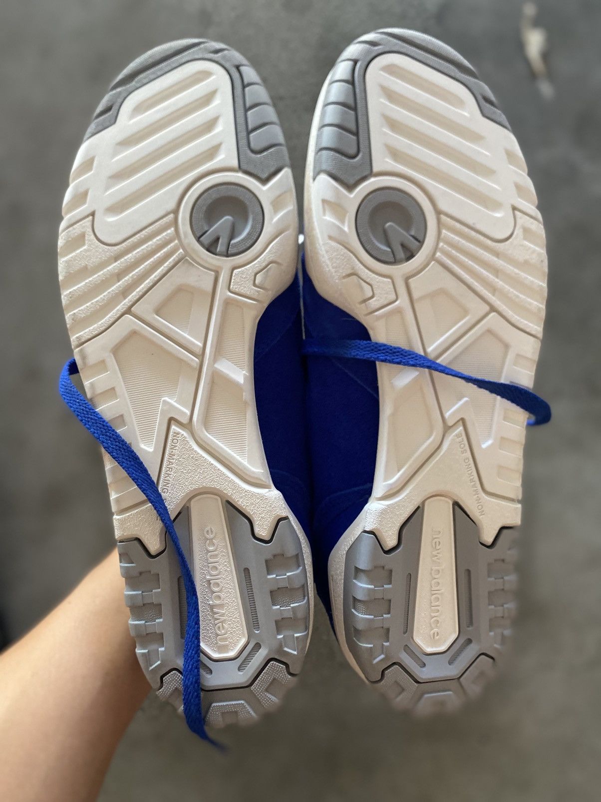 New Balance New Balance 550 Blue Suede Pack Team Royal Size US 12 / EU 45 - 4 Thumbnail