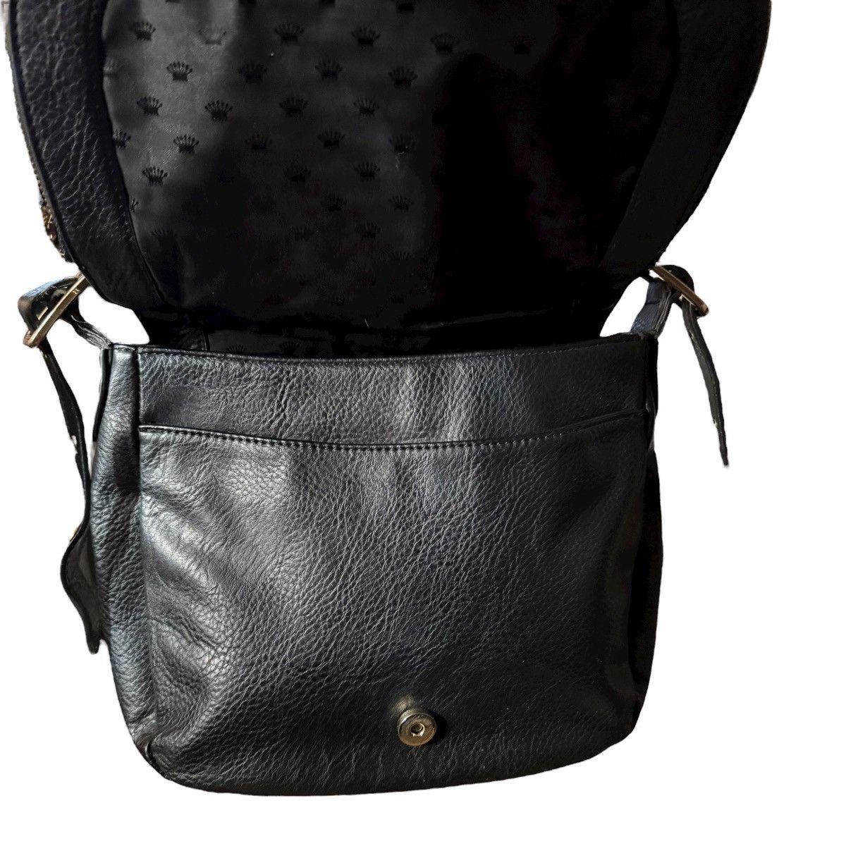 Juicy Couture Juicy Couture Y2K black saddle bag Size ONE SIZE - 7 Thumbnail