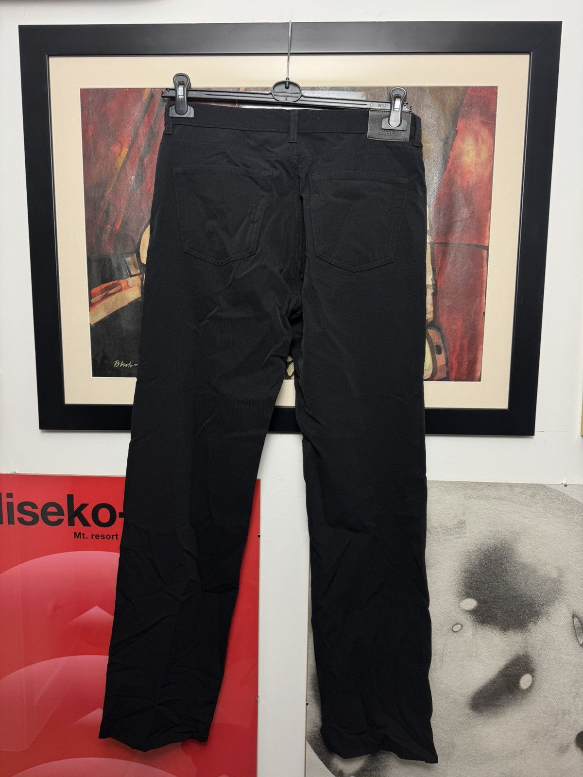 Versace Versace Jeans Couture Vintage Pant Elastan Black Y2k Medusa Size US 34 / EU 50 - 2 Thumbnail