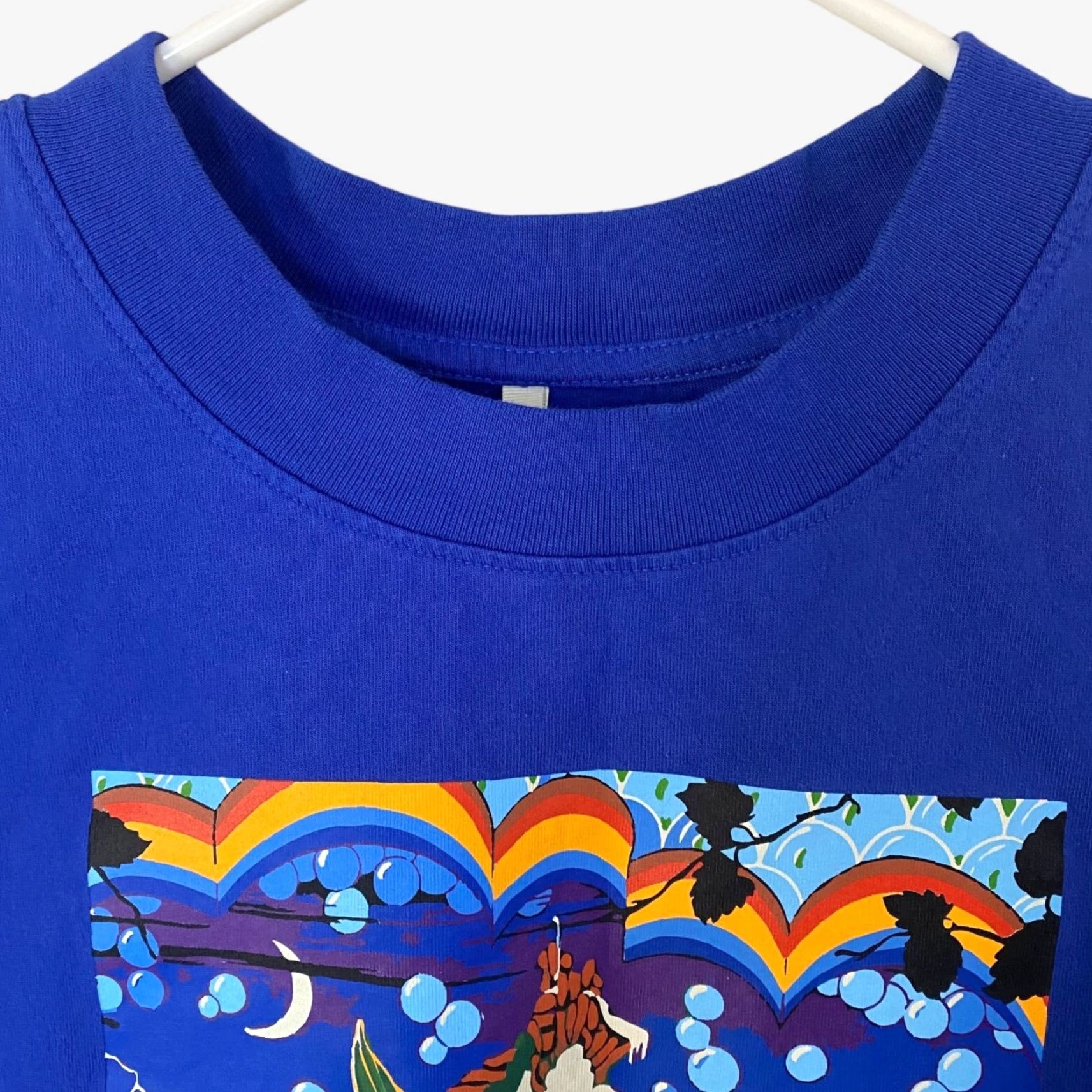 The North Face The North Face Cropped Mountain T-Shirt Womens Small Blue Graphic Casual Tee Size S / US 4 / IT 40 - 5 Thumbnail