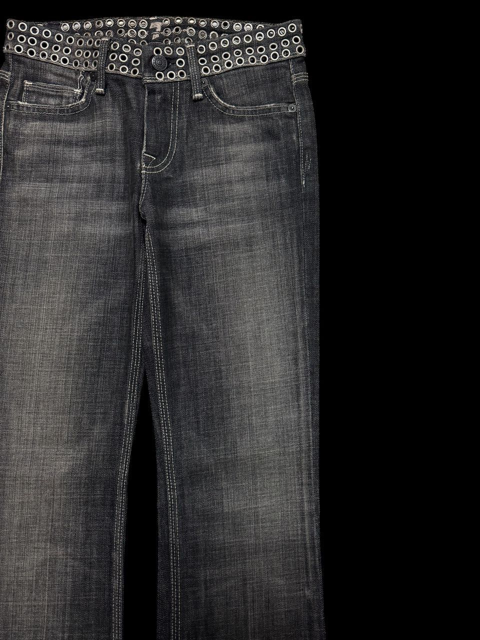 7 For All Mankind FLARED BELL BOTTOM 7 For All Mankind Sand Washed Insane Size US 26 / EU 42 - 5 Thumbnail