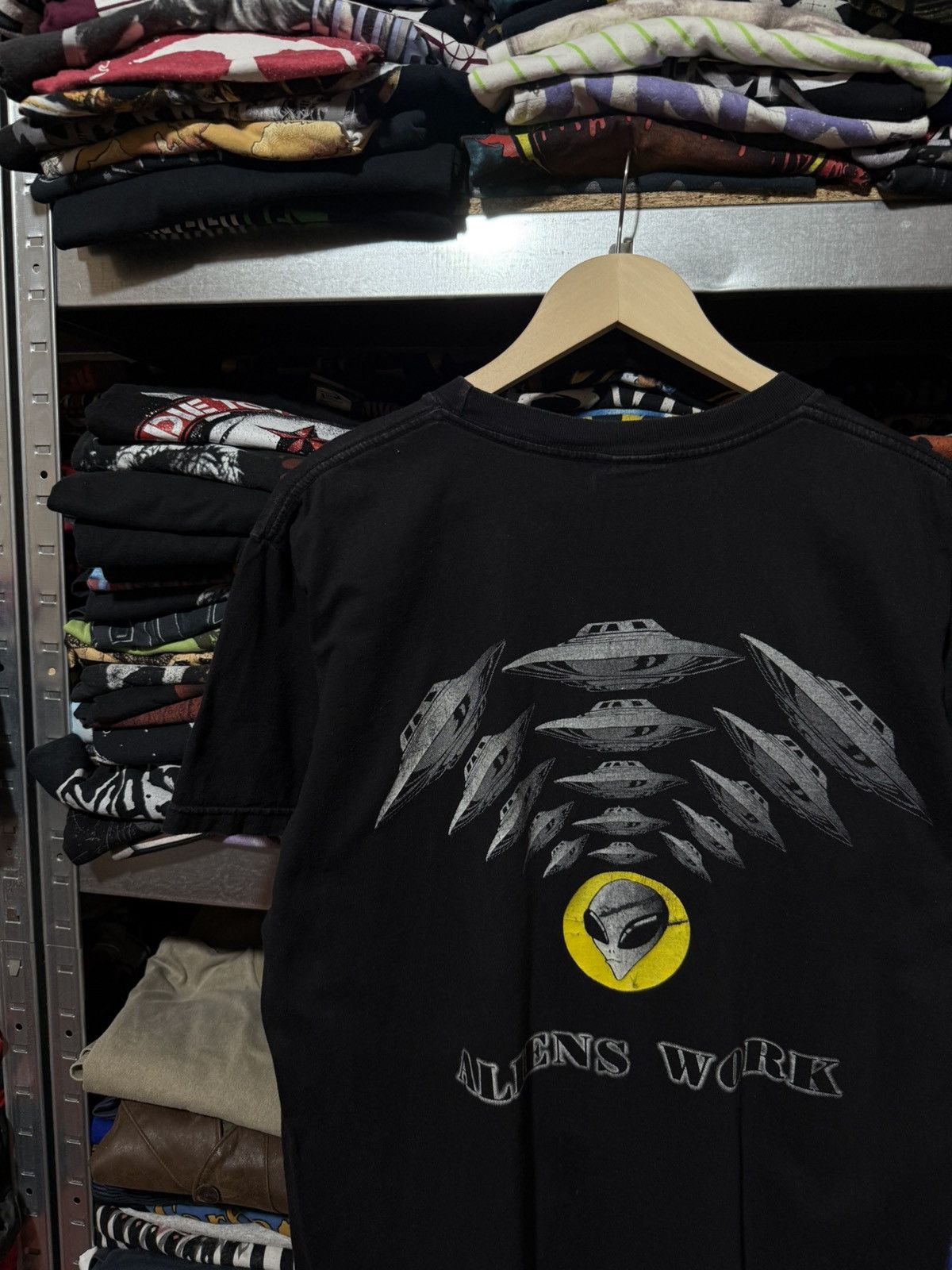 Vintage Vintage 1996 Ride To Survive Alien Air Aliens Work T-Shirt Size US XL / EU 56 / 4 - 4 Thumbnail