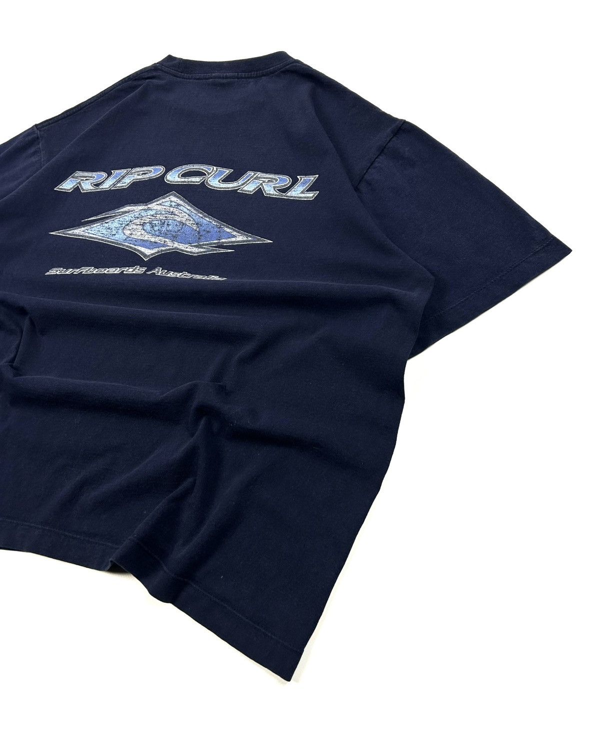 Rip Curl rare 90s Rip Curl Surfboards Australia Tee Navy Vintage Size US L / EU 52-54 / 3 - 8 Thumbnail