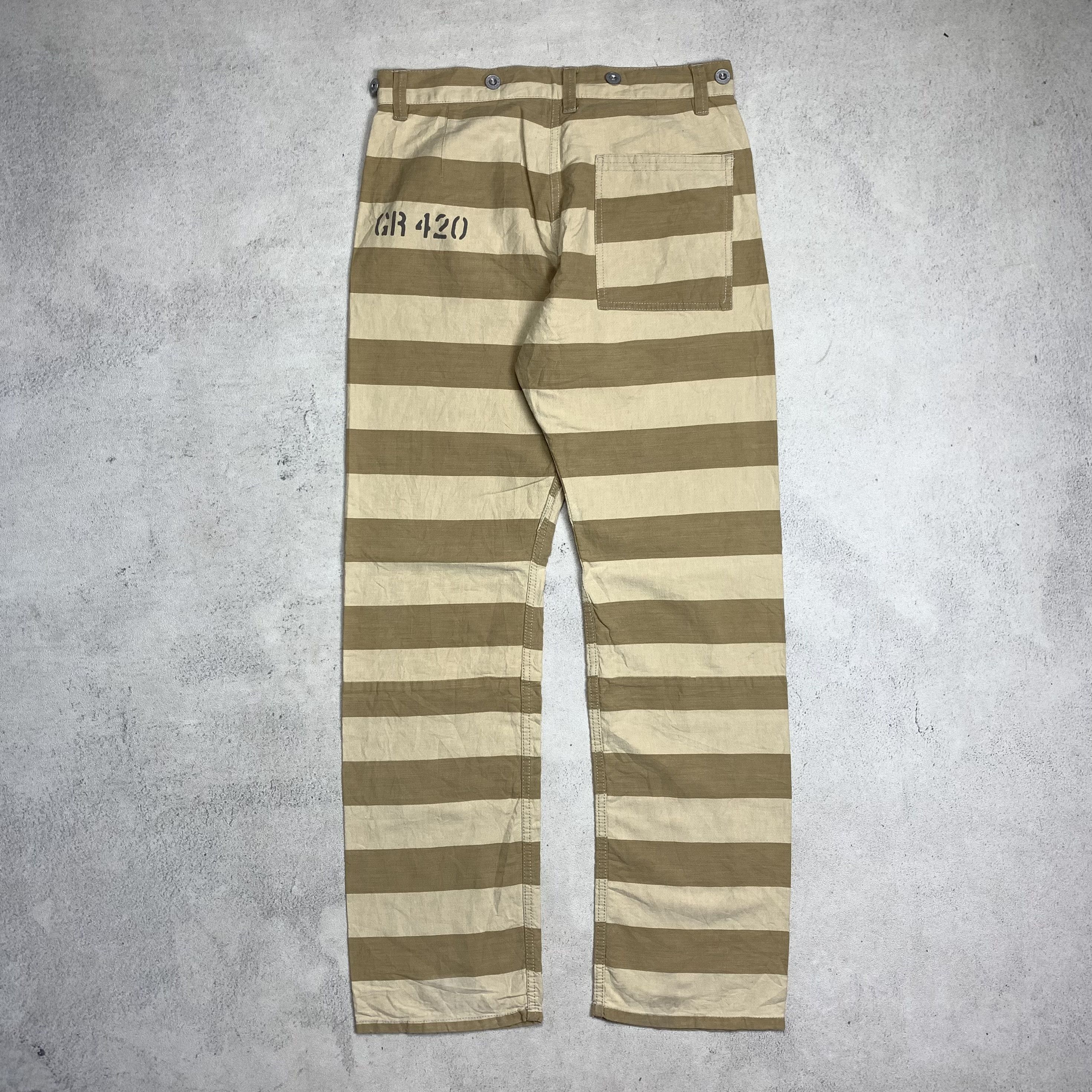 General Research General Research AW2004 "POP Pants" Prisoners Trouser Pants Size US 30 / EU 46 - 4 Thumbnail