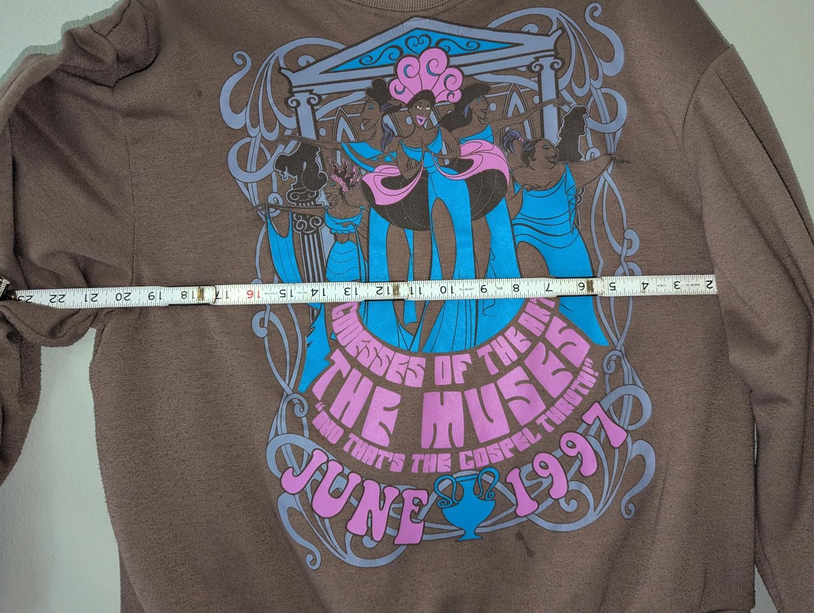 Disney Vintage Disney 1997 The Muses Sweatshirt Pullover Small Size S / US 4 / IT 40 - 8 Thumbnail