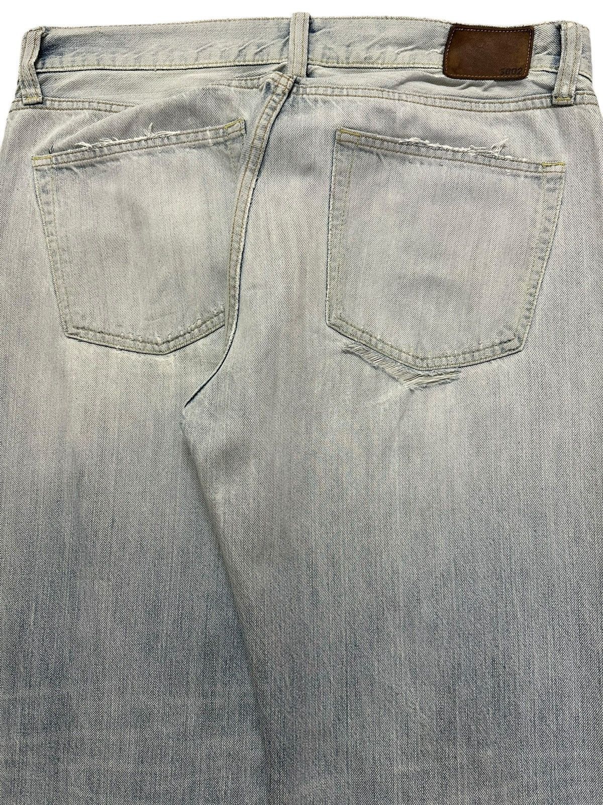 Uniqlo Vintage Japanese Uniqlo Light Blue Wash Faded Distress Baggy Size US 35 - 6 Thumbnail