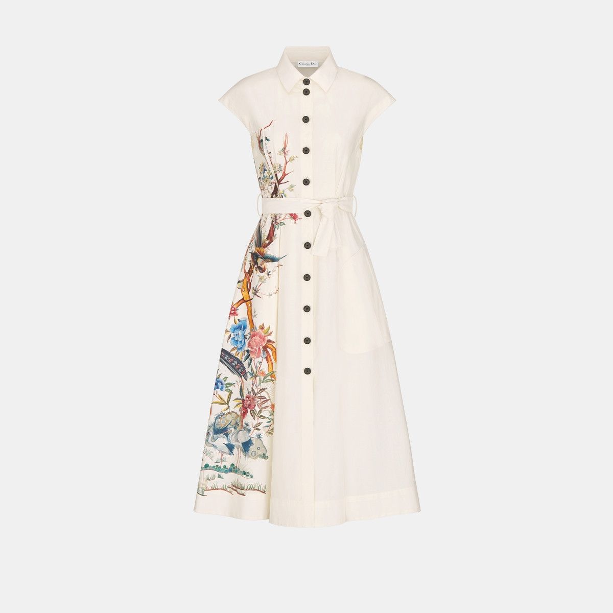 image of Dior O1Bcso1Str0224 Dress In Ecru, Women's (Size Medium)