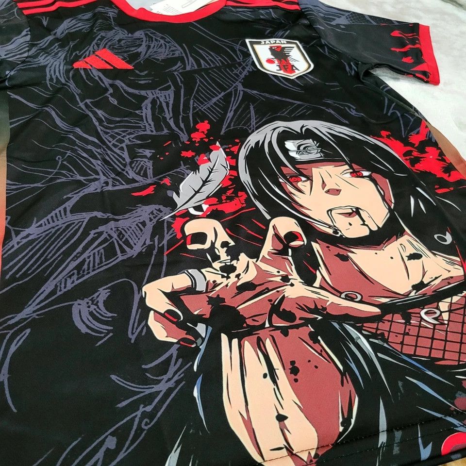 Other Japan Soccer Jersey – Itachi Uchiha Anime Black Edition Size US M / EU 48-50 / 2 - 5 Thumbnail