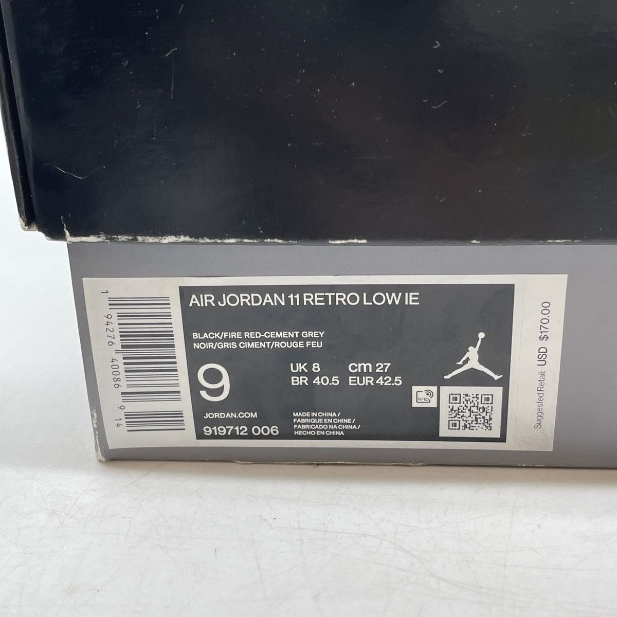 Jordan Brand Air Jordan 11 black cement Size US 9 / EU 42 - 9 Thumbnail