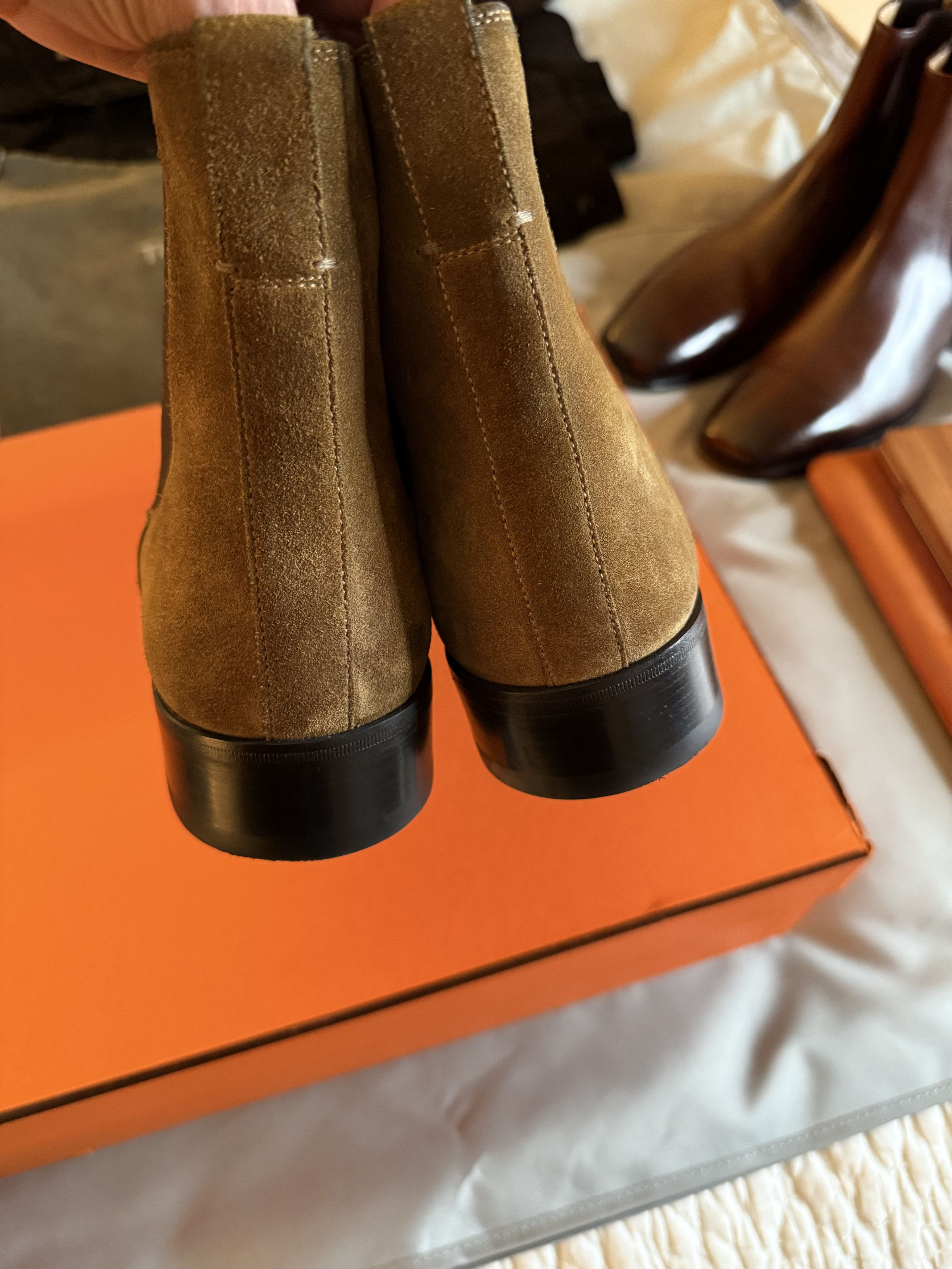 Tom Ford Best Dressed $2,150 w/Tax TOM FORD Suede Boots Size US 10.5 / EU 43-44 - 16 Thumbnail