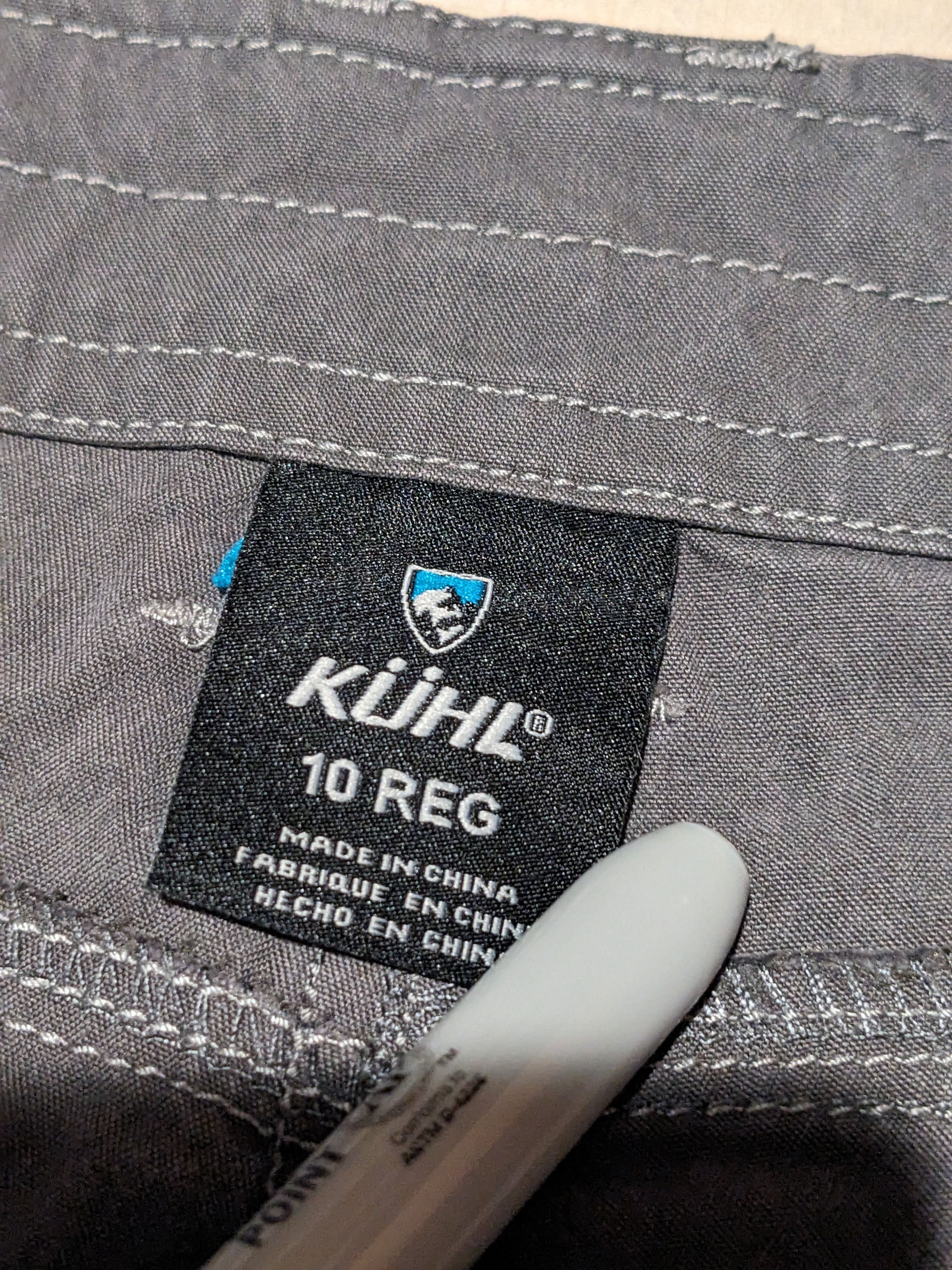 Designer × Kuhl Kuhl Splash™ Roll-Up Gray Size 10 Womans Pants Size 33" - 4 Thumbnail