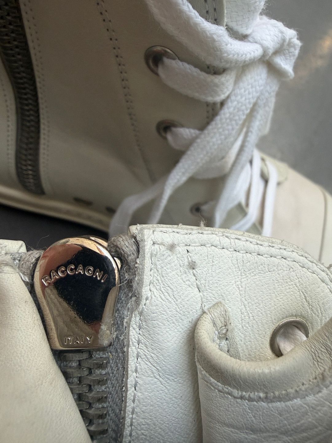 Rick Owens Rare Rick Owens F/W 12 Milk Leather Ramones High DRKSHDW Size US 8.5 / EU 41-42 - 7 Thumbnail