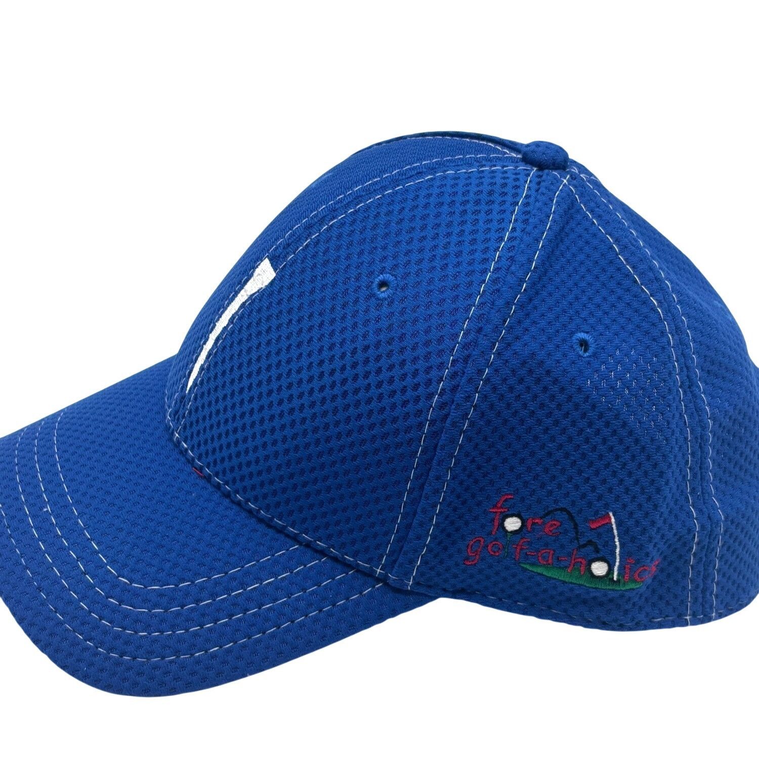 Other Pukka White-Tee-Embroidered Mesh Golf Cap, Blue, OS Size ONE SIZE - 3 Thumbnail