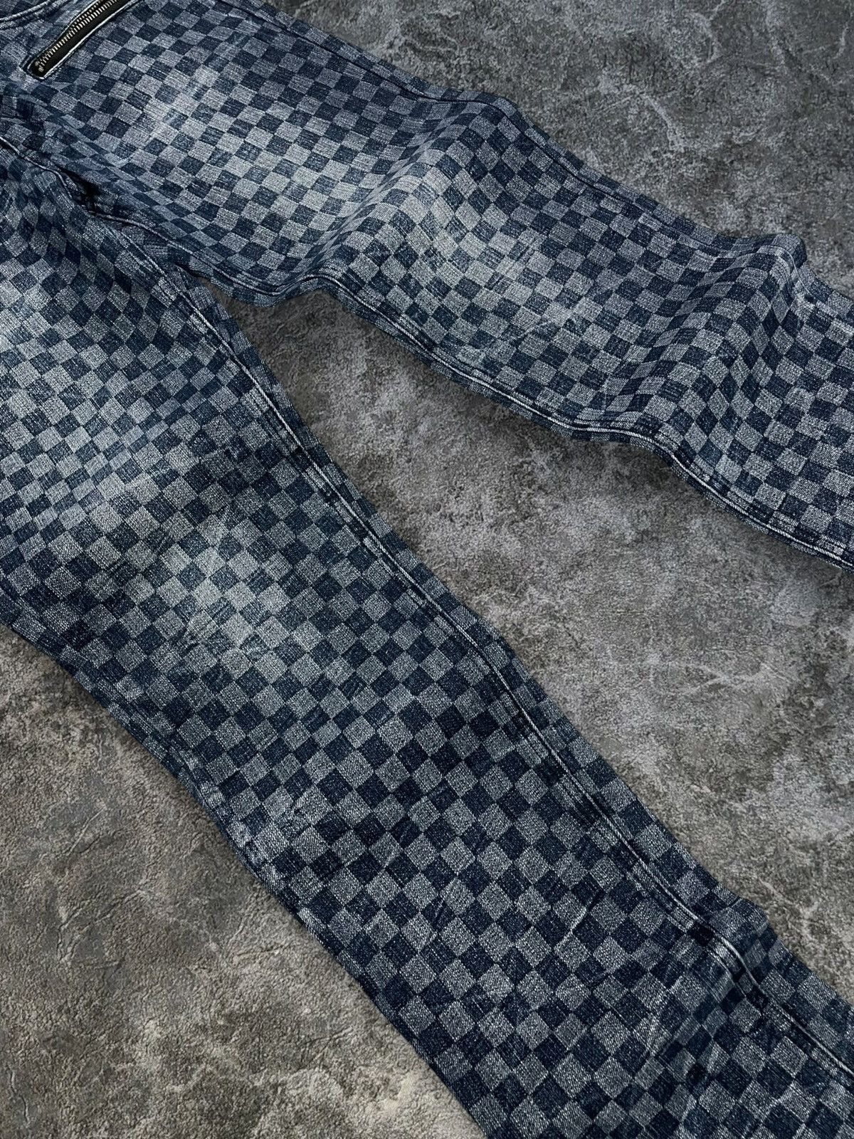 Japanese Brand Vintage Japan Designer Growth by Grail Square Checkered Punk Size US 29 - 4 Thumbnail