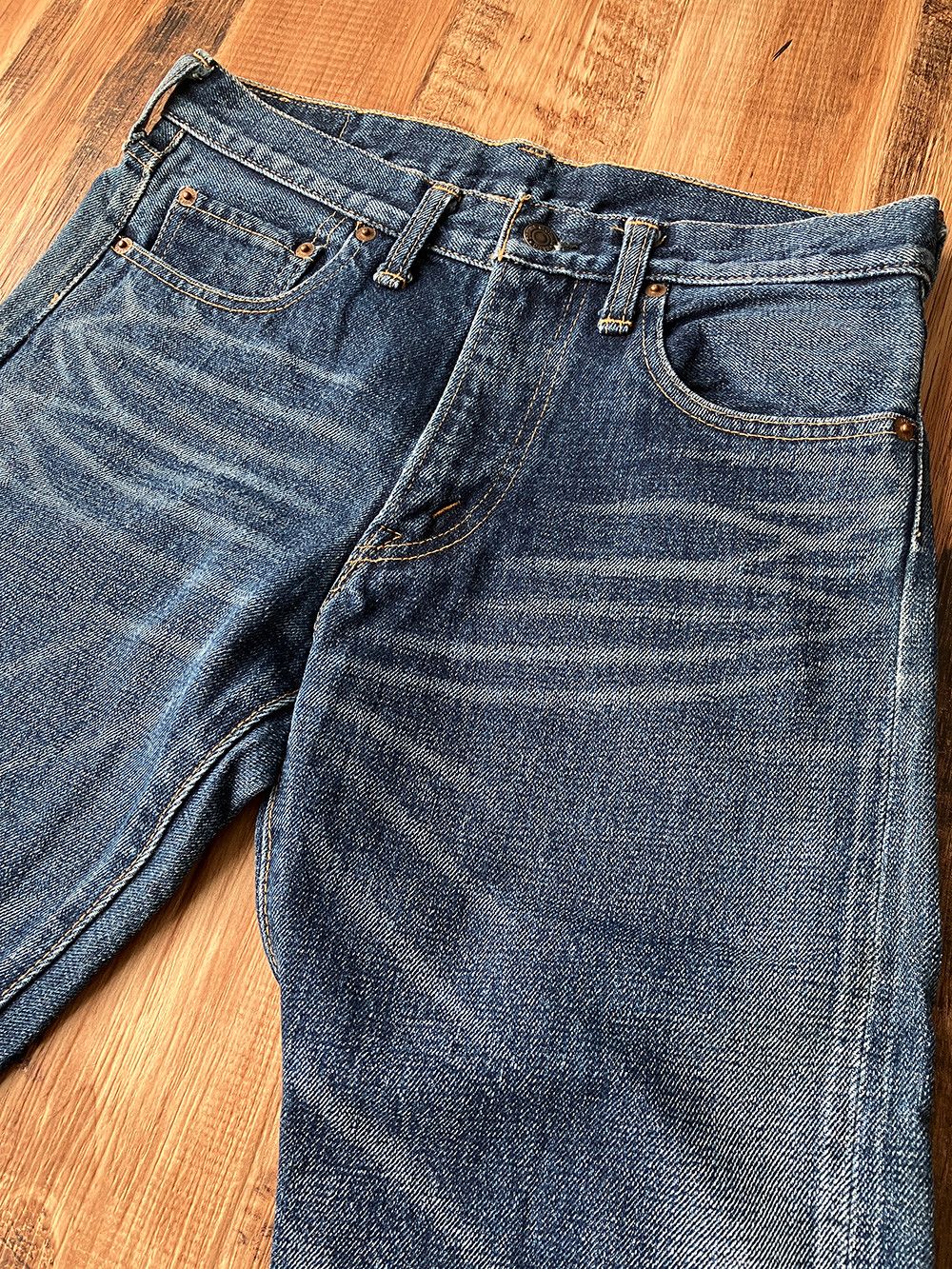 Denime DENIME Orizzonti 505 BIG-E W30 x L32 Osaka 5 Selvedge jeans Size US 30 / EU 46 - 11 Thumbnail