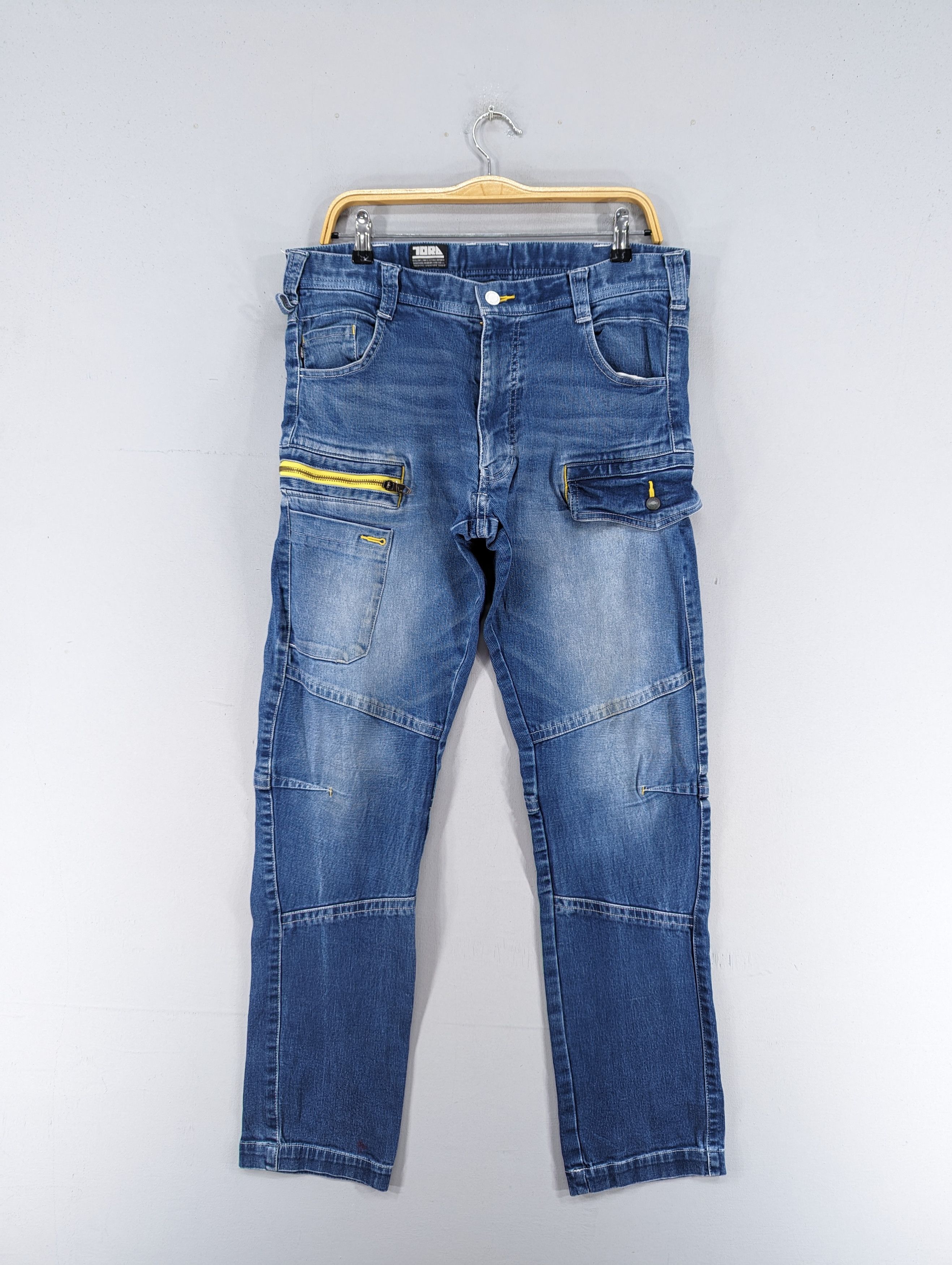 Japanese Brand Tora Toraichi Multipocket Cargo Style Jeans Size US 34 / EU 50 - 1 Thumbnail