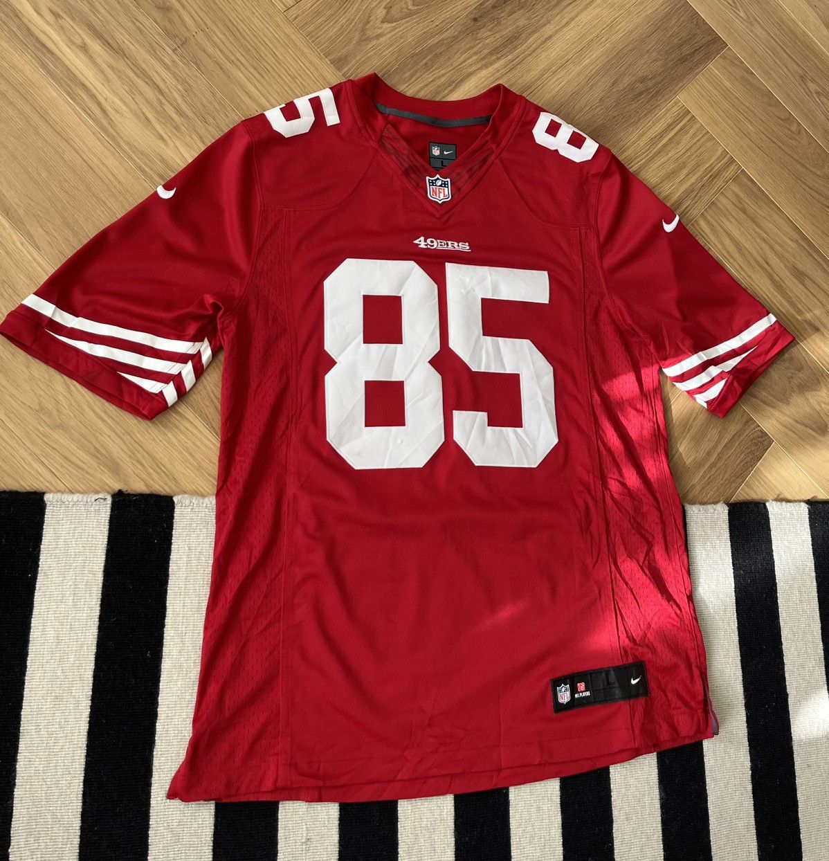 Nike Nike NFL San Francisco 49ers Vernon Davis 85 Jersey Mens L Size US L / EU 52-54 / 3 - 2 Thumbnail