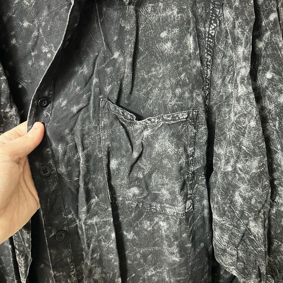 Torrid Torrid Rayon Twill Button Up Long Sleeve Shirt Size 4XL / US 24-26 - 3 Thumbnail