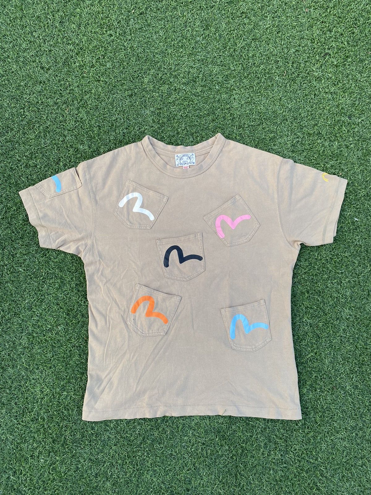 Evisu RARE T SHIRT EVISU MULTI POCKET TRAVIS SCOTT Size US L / EU 52-54 / 3 - 1 Thumbnail
