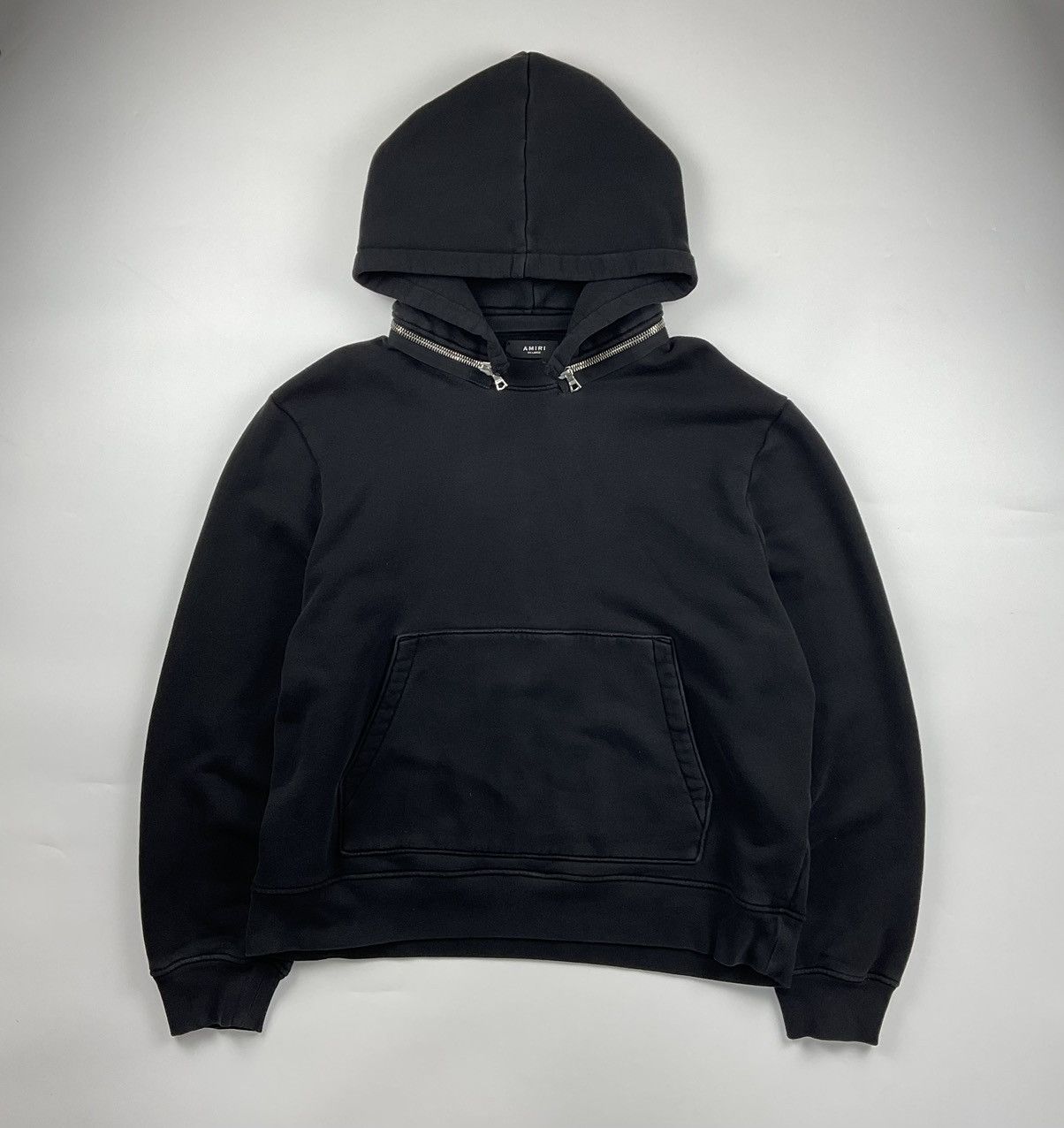 Image of Amiri Removable Hood Hoodie in Black, Men's (Size 2XL)