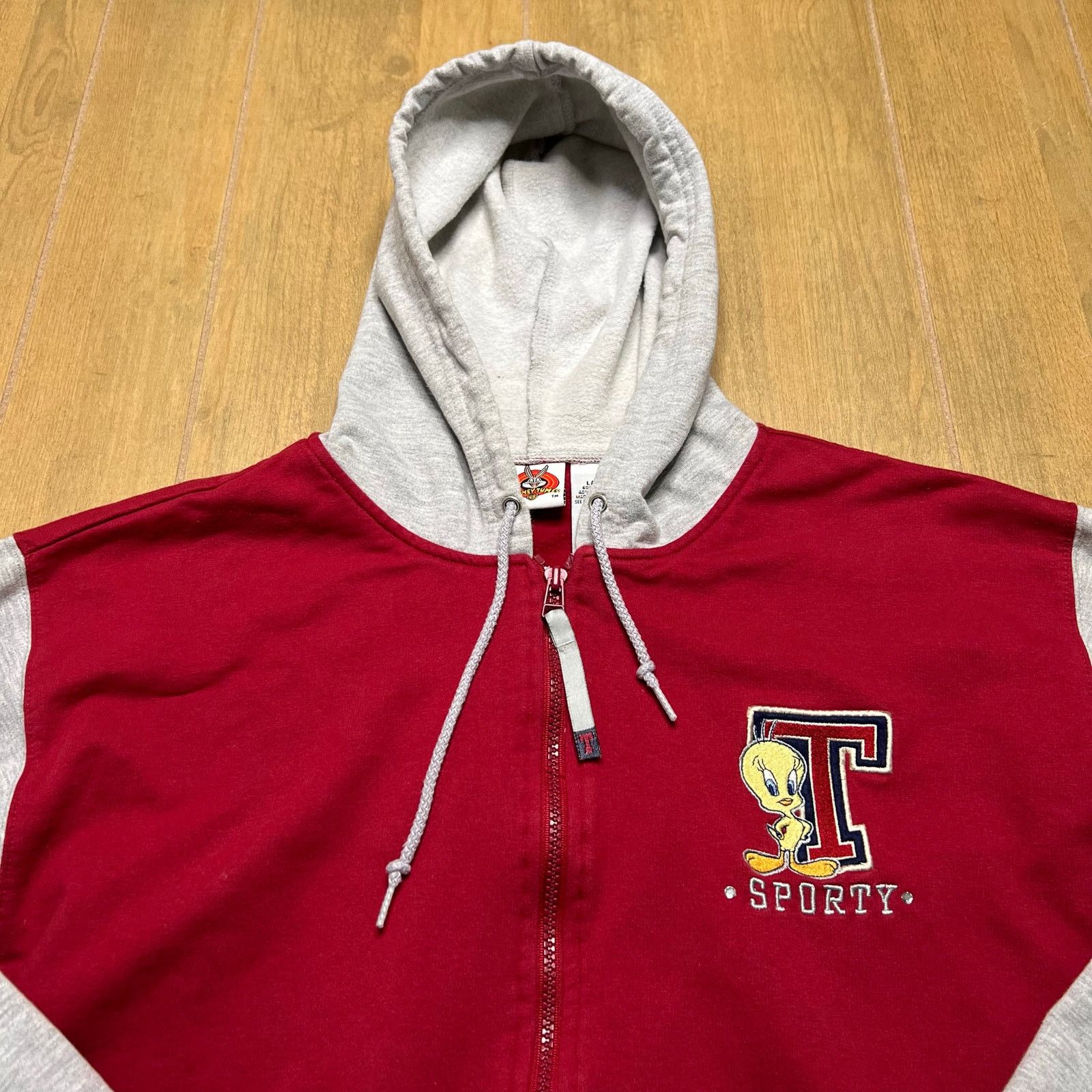 Vintage Vintage Looney Tunes T Sporty Tweety Bird Hoodie Large Y2K Size US L / EU 52-54 / 3 - 2 Thumbnail