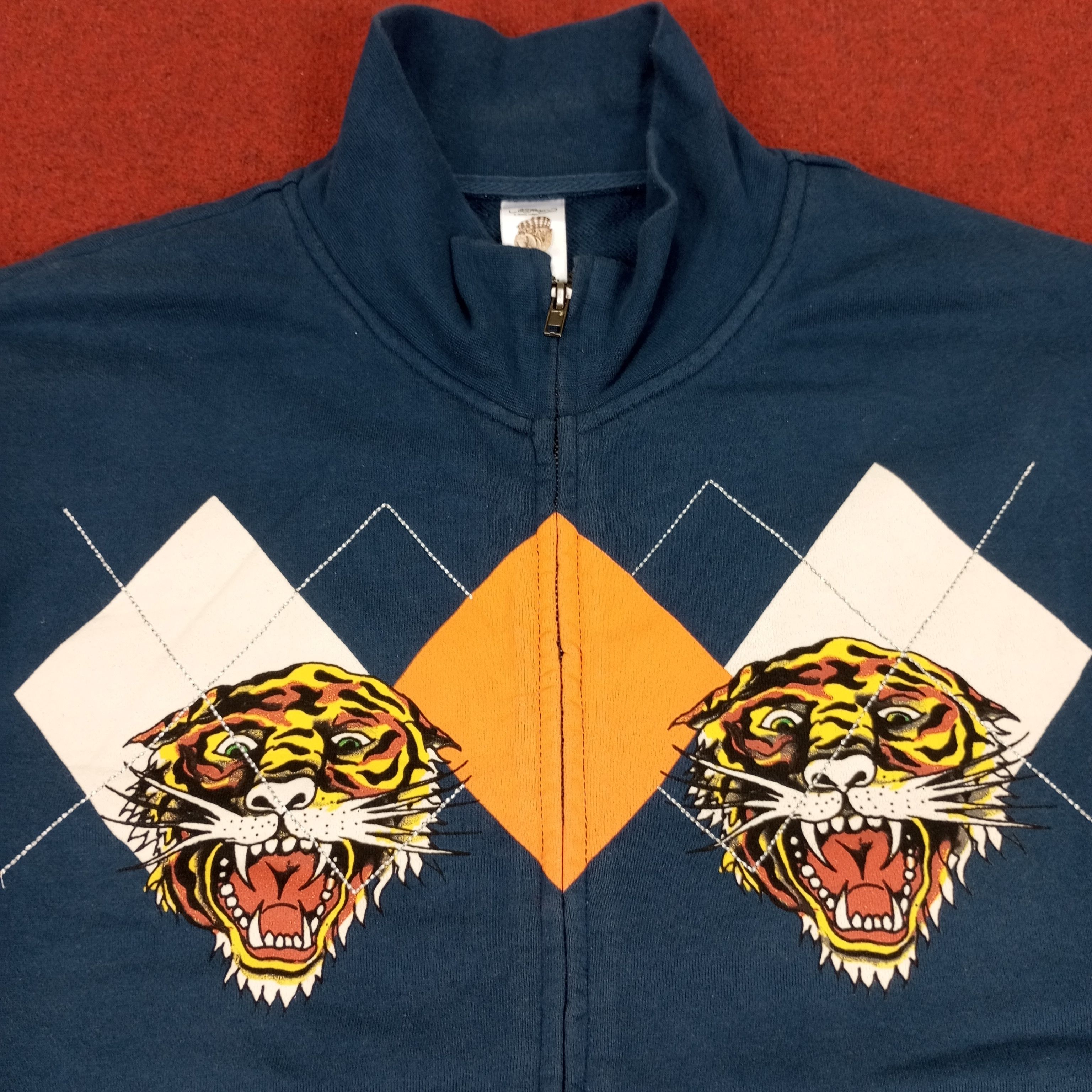 Christian Audigier × Ed Hardy × Vintage Ed Hardy Fashion Design Style Zipper Sweatshirt Size US L / EU 52-54 / 3 - 6 Thumbnail
