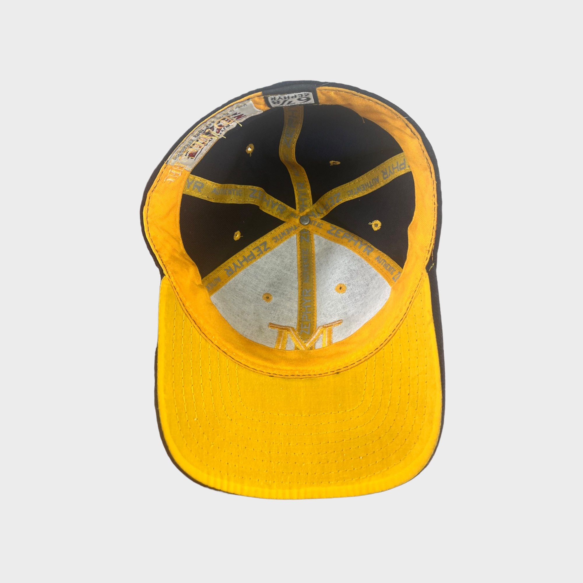 Vintage × Zephyr Vintage 1993 Michigan Wolverines Sports Hat Zephyr M.M.C. Size ONE SIZE - 4 Thumbnail