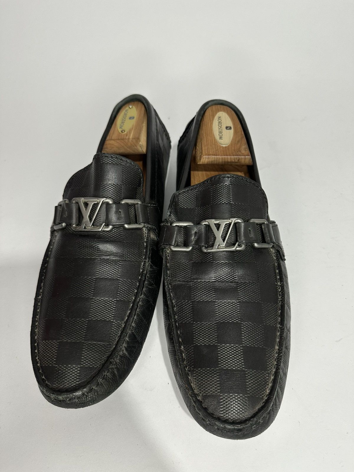 Louis Vuitton Louis Vuitton Montecarlo Damier Lv Logo Horsebit Loafers. Size US 8 / EU 41 - 3 Thumbnail