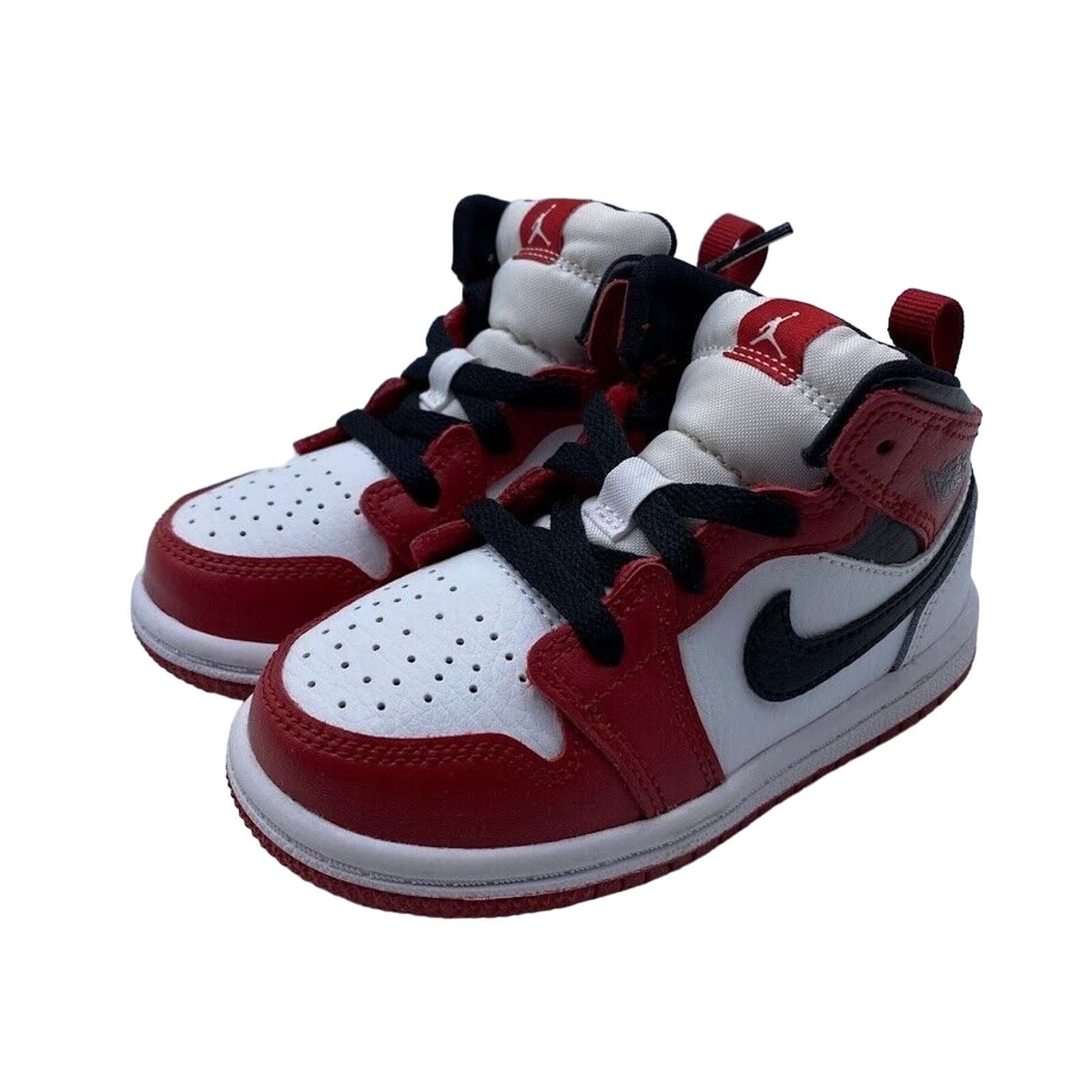Nike NEW Nike Jordan 1 Mid PS Chicago White Heel 640735 173 7c Size US 7 / IT 37 - 1 Thumbnail