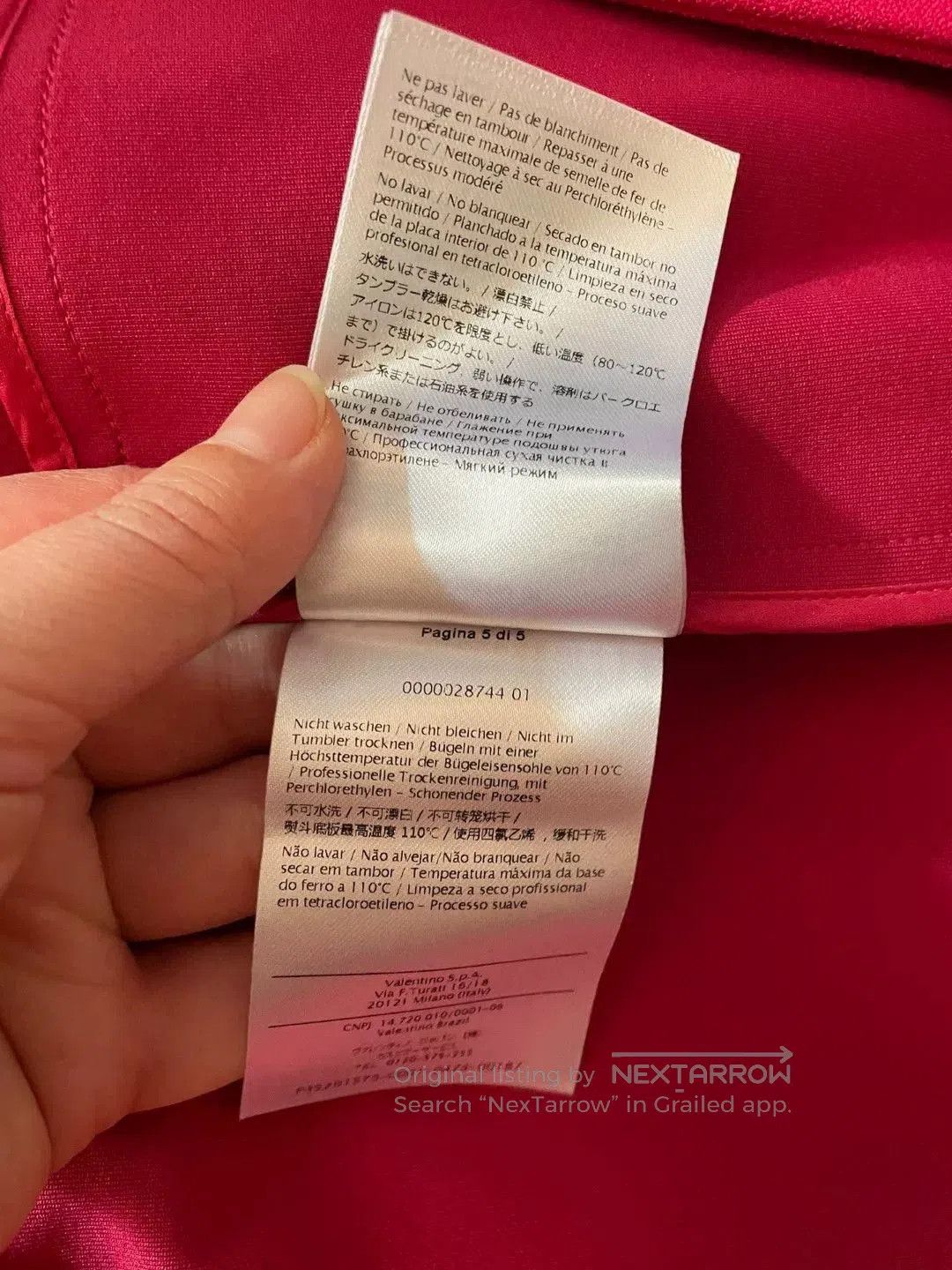 Valentino Valentino Rose Red Coat. Size M / US 6-8 / IT 42-44 - 6 Thumbnail