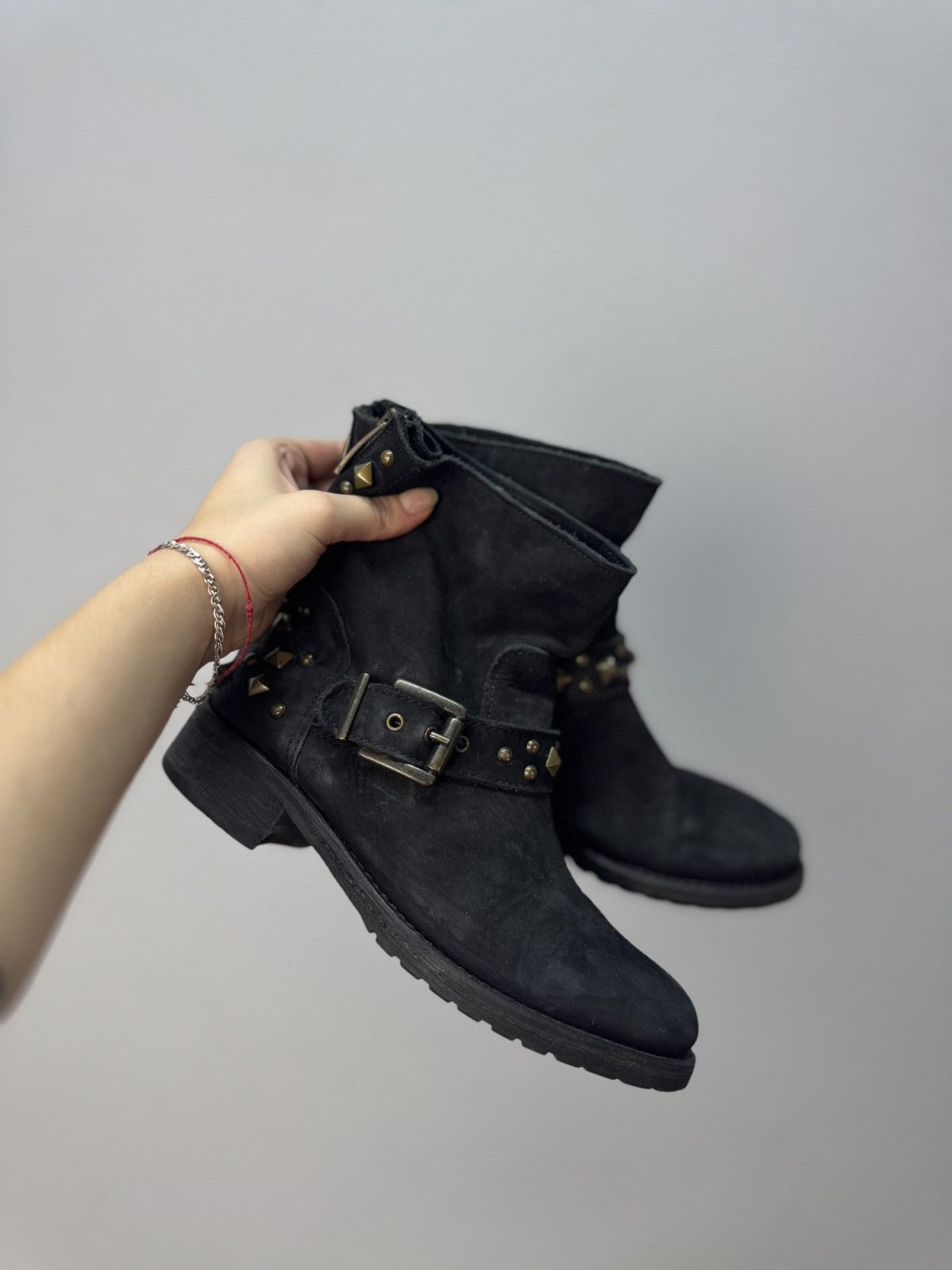 A.S.98 Vintage A.S. 98 leather Western boots ankle Margiela Prada Size US 8 / IT 38 - 11 Thumbnail