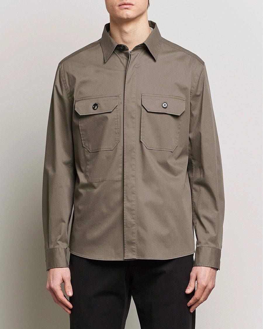 Ermenegildo Zegna o1s1rm0225 RUDV16 Shirt in Beige Size US M / EU 48-50 / 2 - 3 Thumbnail