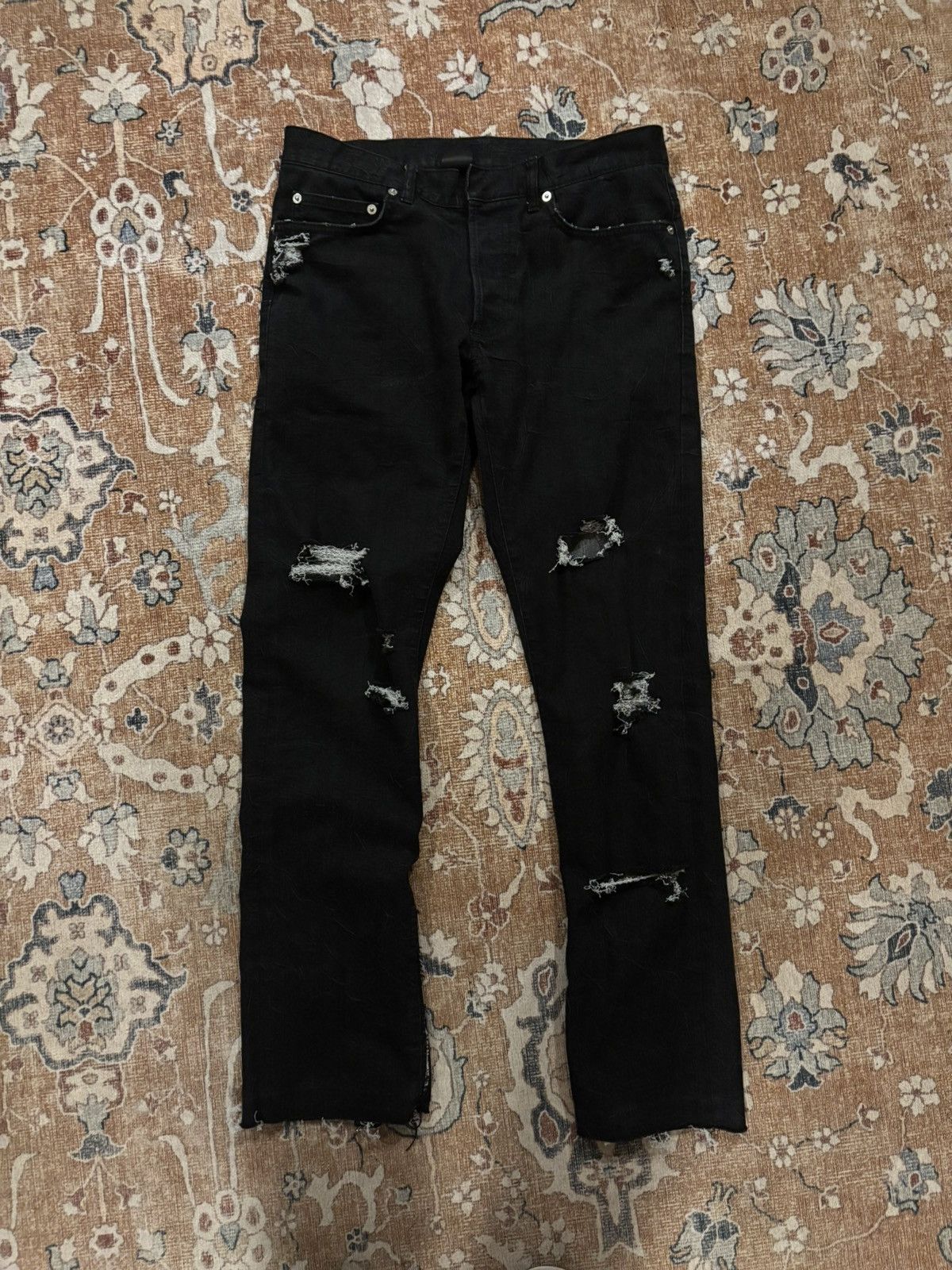 DIOR HEDI SLIMANE WRINKLE DENIM