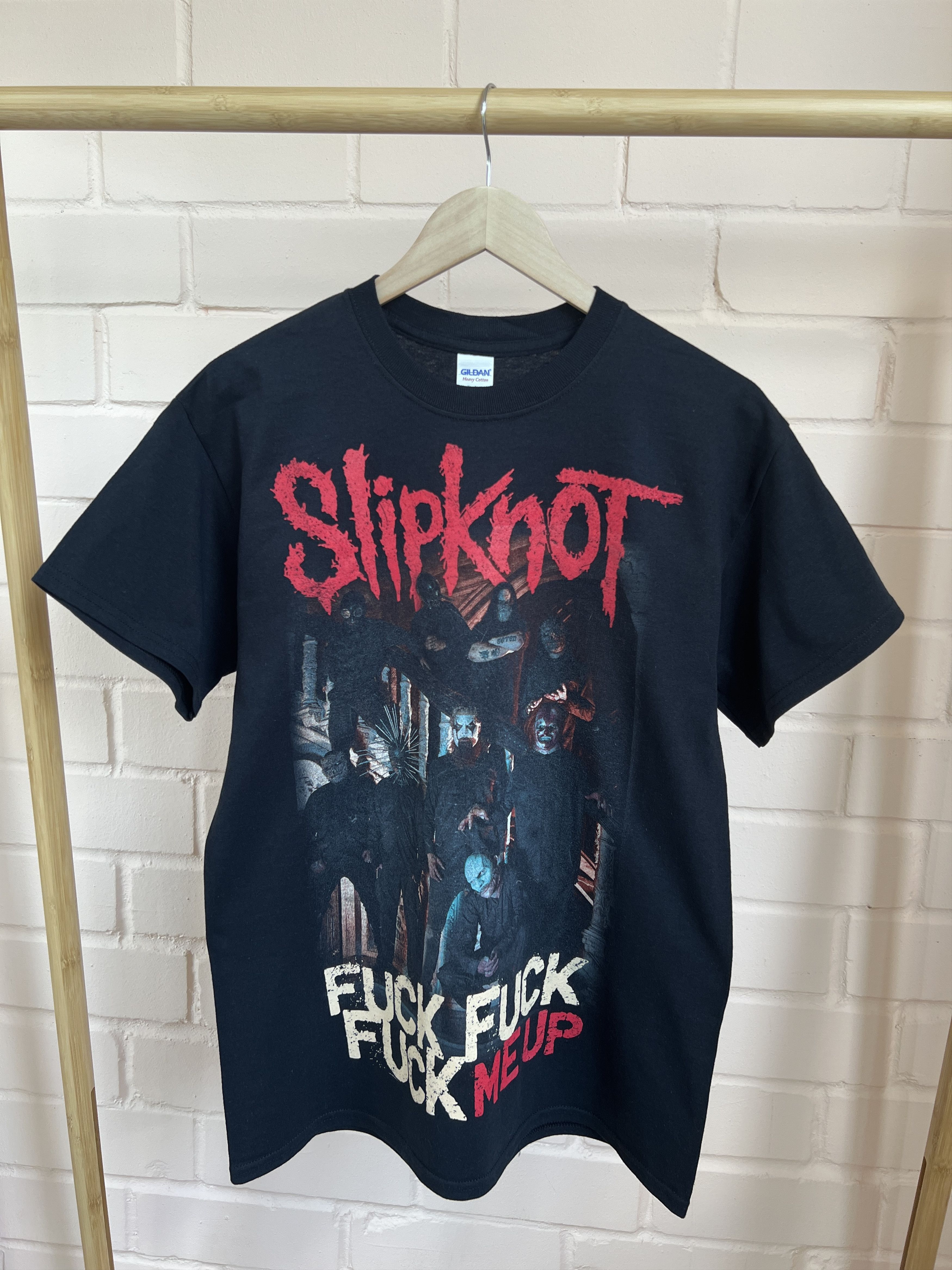 Band Tees 2015 Slipknot Fuck Me Up Crazy Both Side Printed Tee Size US S / EU 44-46 / 1 - 4 Thumbnail