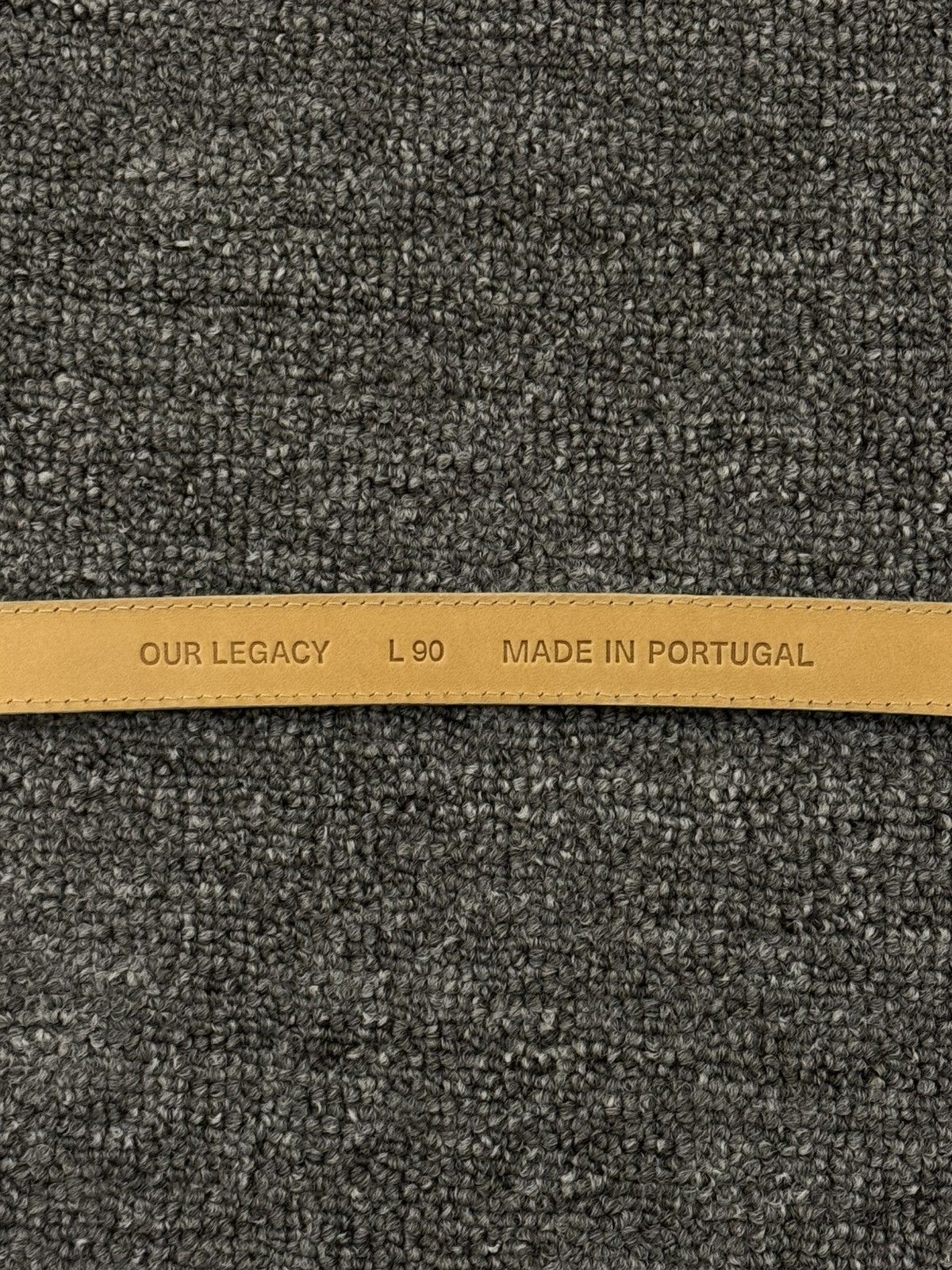 Our Legacy Our legacy leather belt Size ONE SIZE - 4 Thumbnail