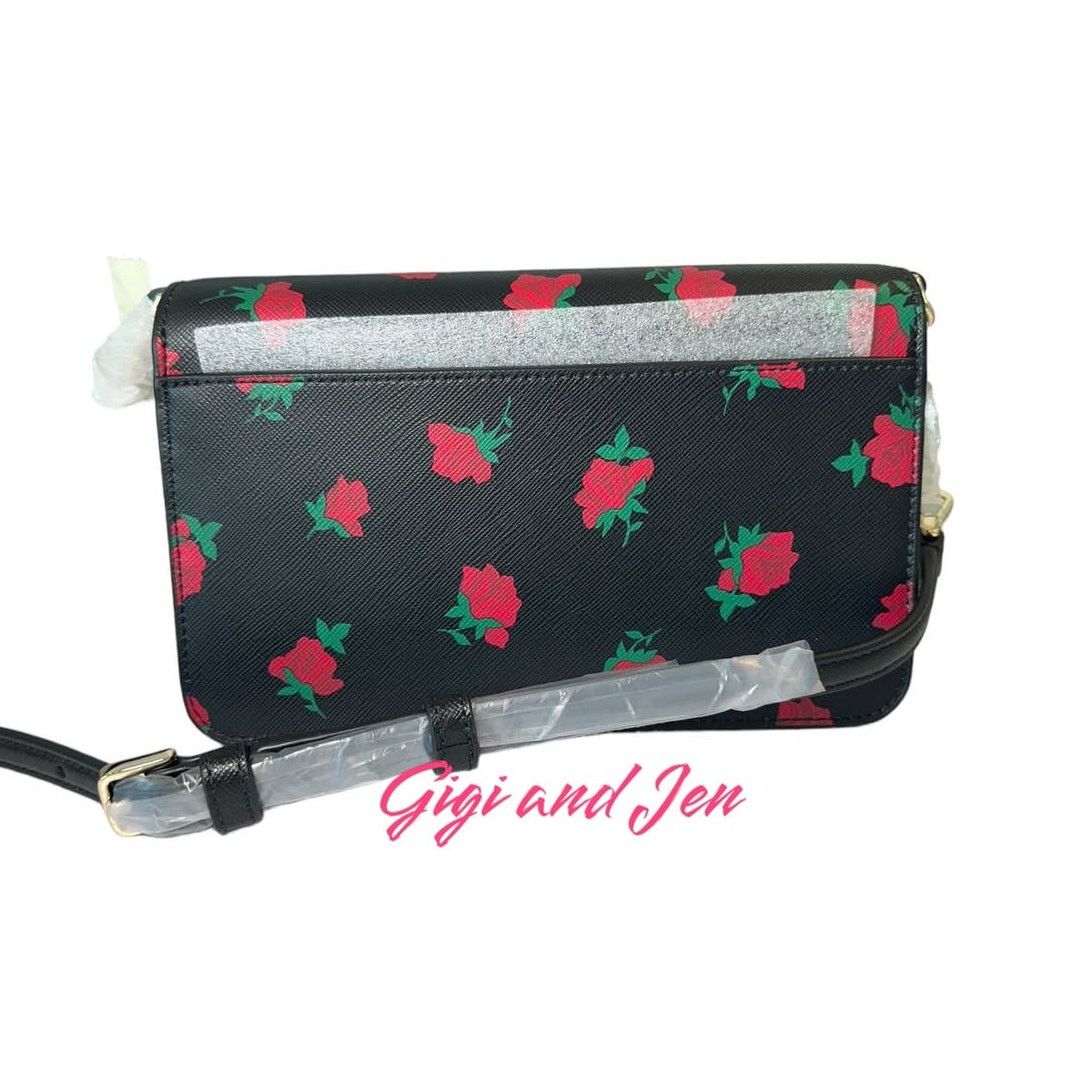 Kate Spade Kate Spade Madison Rose Toss Small Flap Crossbody Bag Size ONE SIZE - 6 Thumbnail