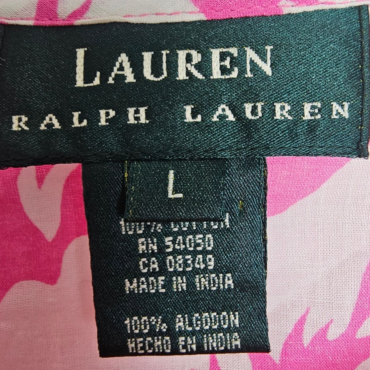 Lauren Ralph Lauren Lauren Ralph Lauren Womens Floral Tunic Sz L Coastal Resort Size L / US 10 / IT 46 - 6 Thumbnail
