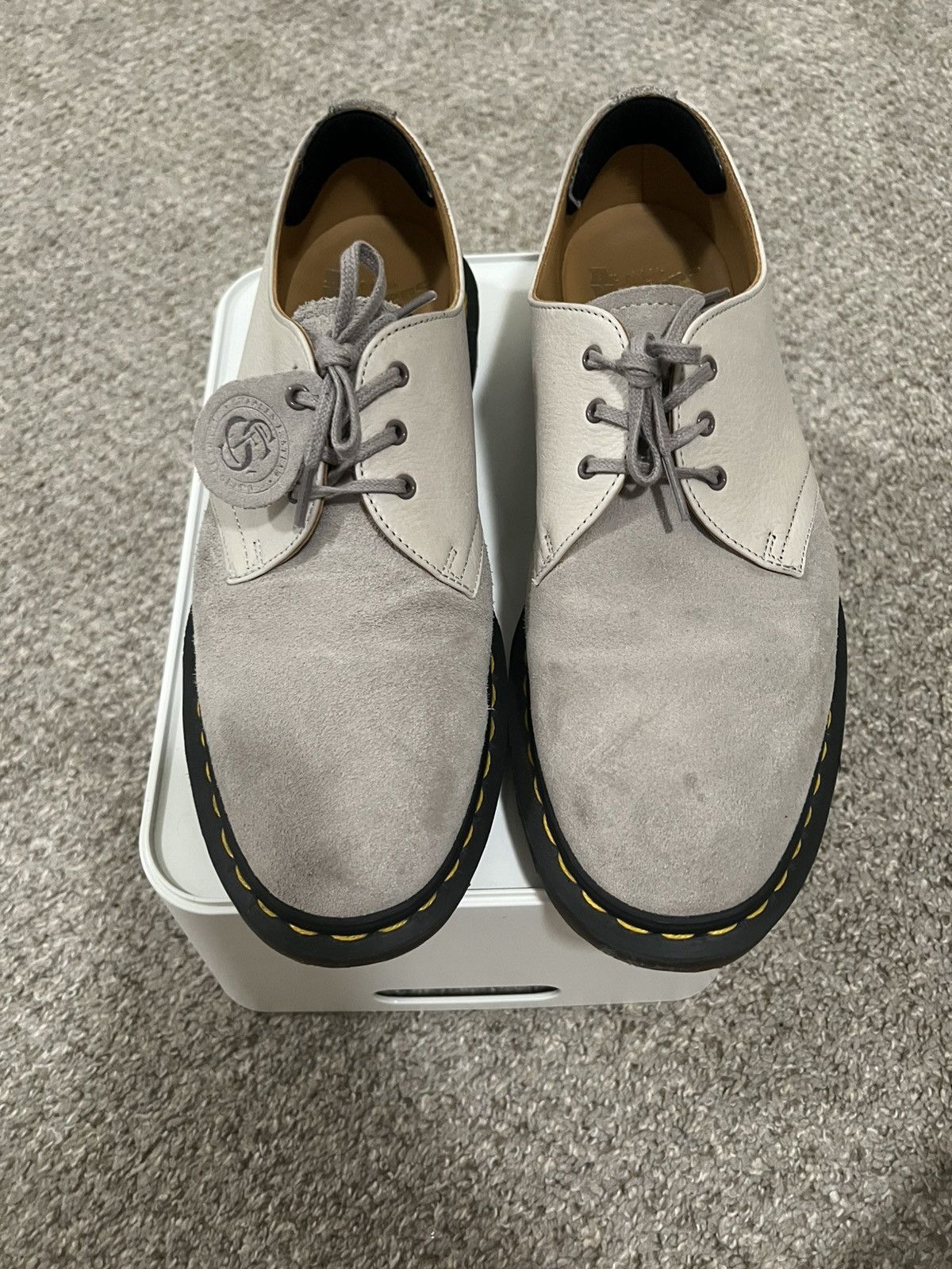 Dr. Martens 1461 Pewter Gray Dr Martens Made in England Size US 10 / EU 43 - 1 Thumbnail