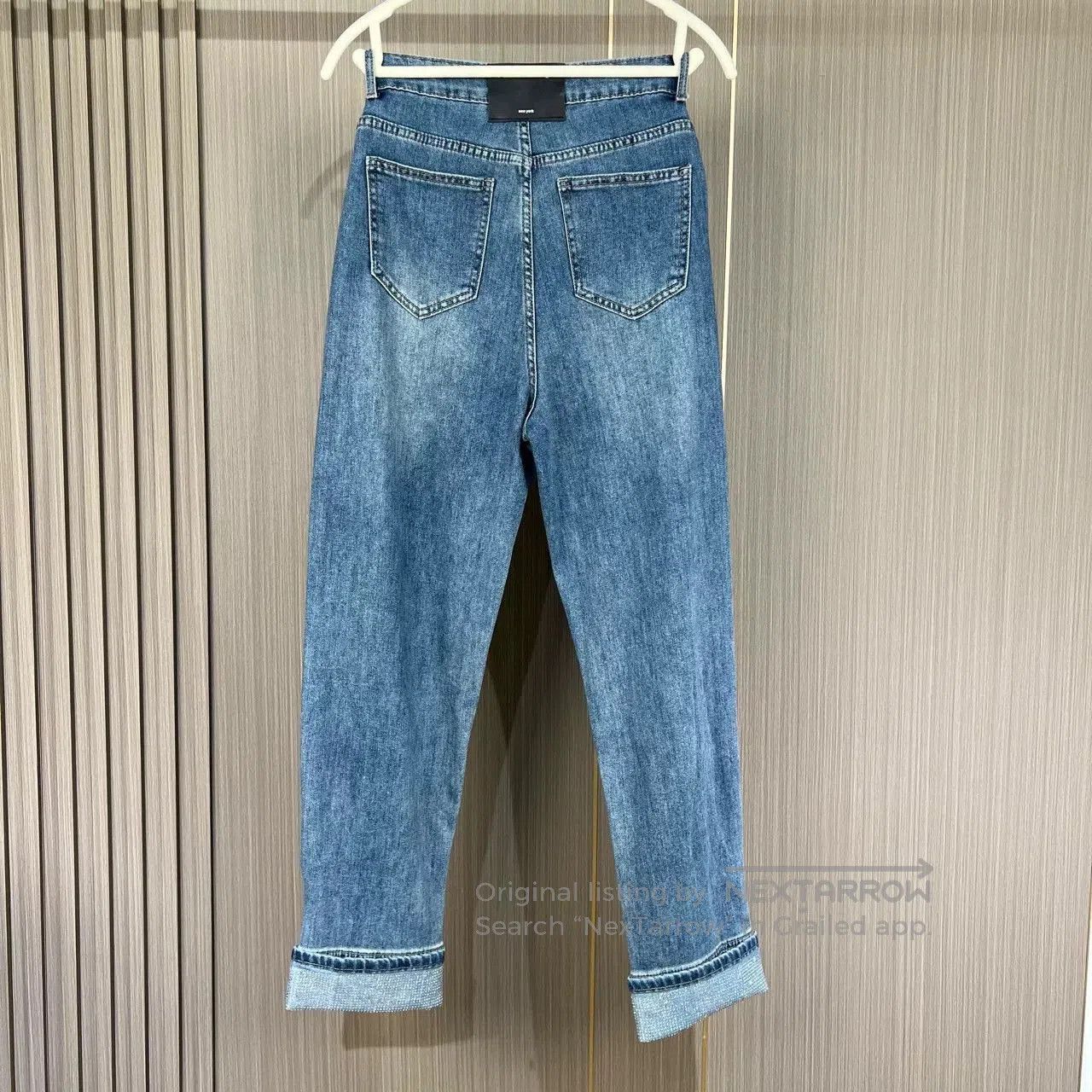 Alexander Wang Alexander Wang Rhinestone Jeans. Size 35" - 1 Thumbnail