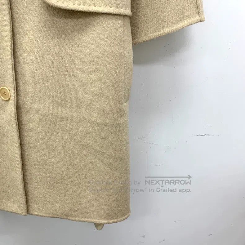 Other Max Mara Light Brown Camel Hair Round Neck Single Breasted Size XS / US 0-2 / IT 36-38 - 4 Thumbnail