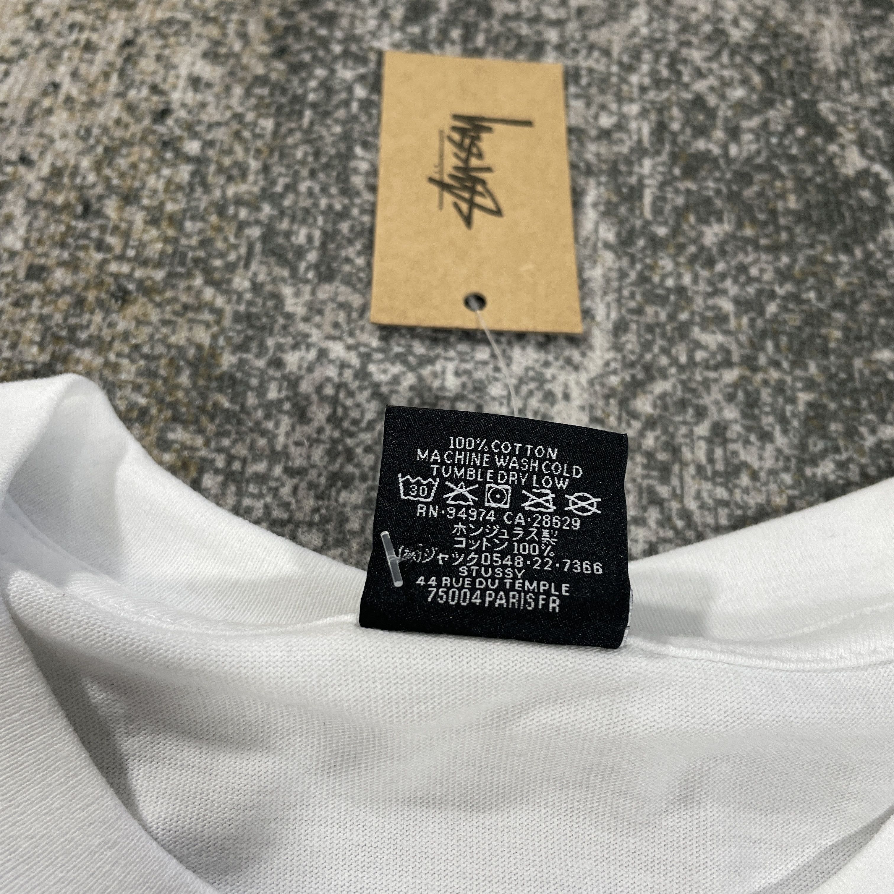 Stussy STUSSY BXR TSHIRT WHITE Size US M / EU 48-50 / 2 - 6 Thumbnail