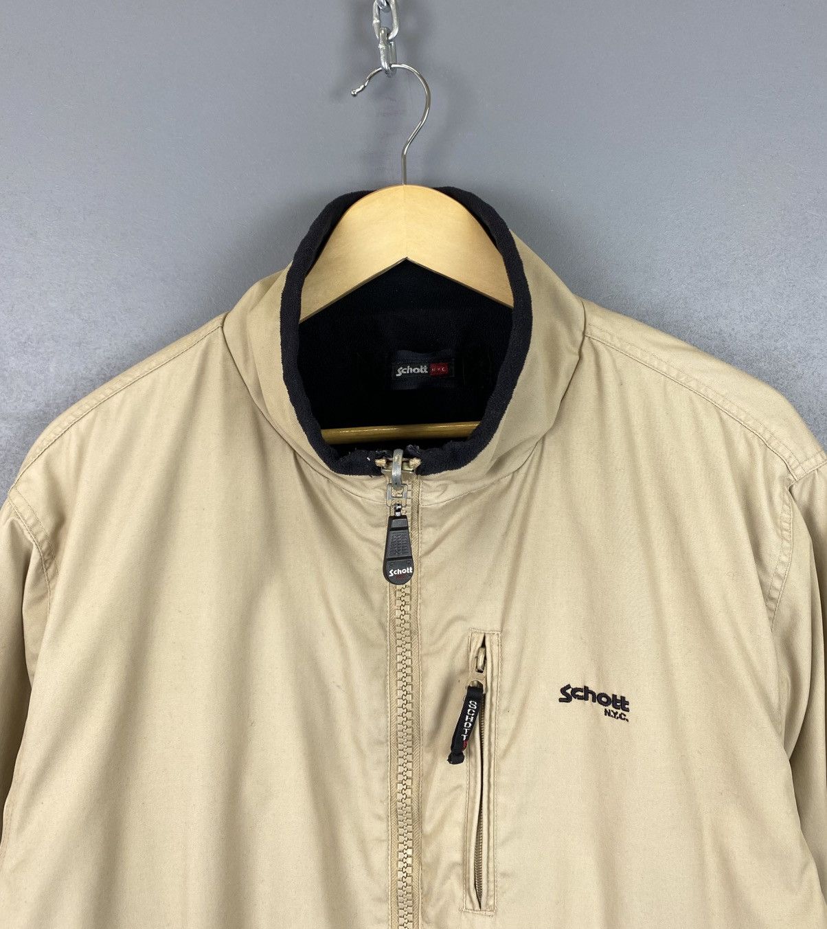Schott Schott Full Zip Reversible Jacket Men’s Size XL Beige Top Size US XL / EU 56 / 4 - 3 Thumbnail